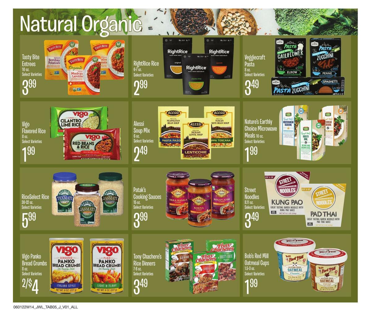 Jewel Osco Natural & Organic Weekly Ad from June 1