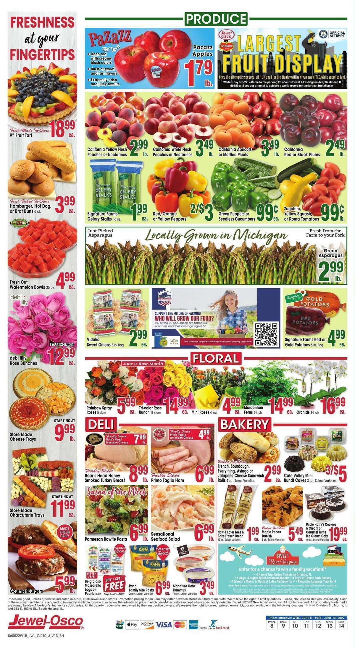 Jewel Osco Weekly Ad from June 8