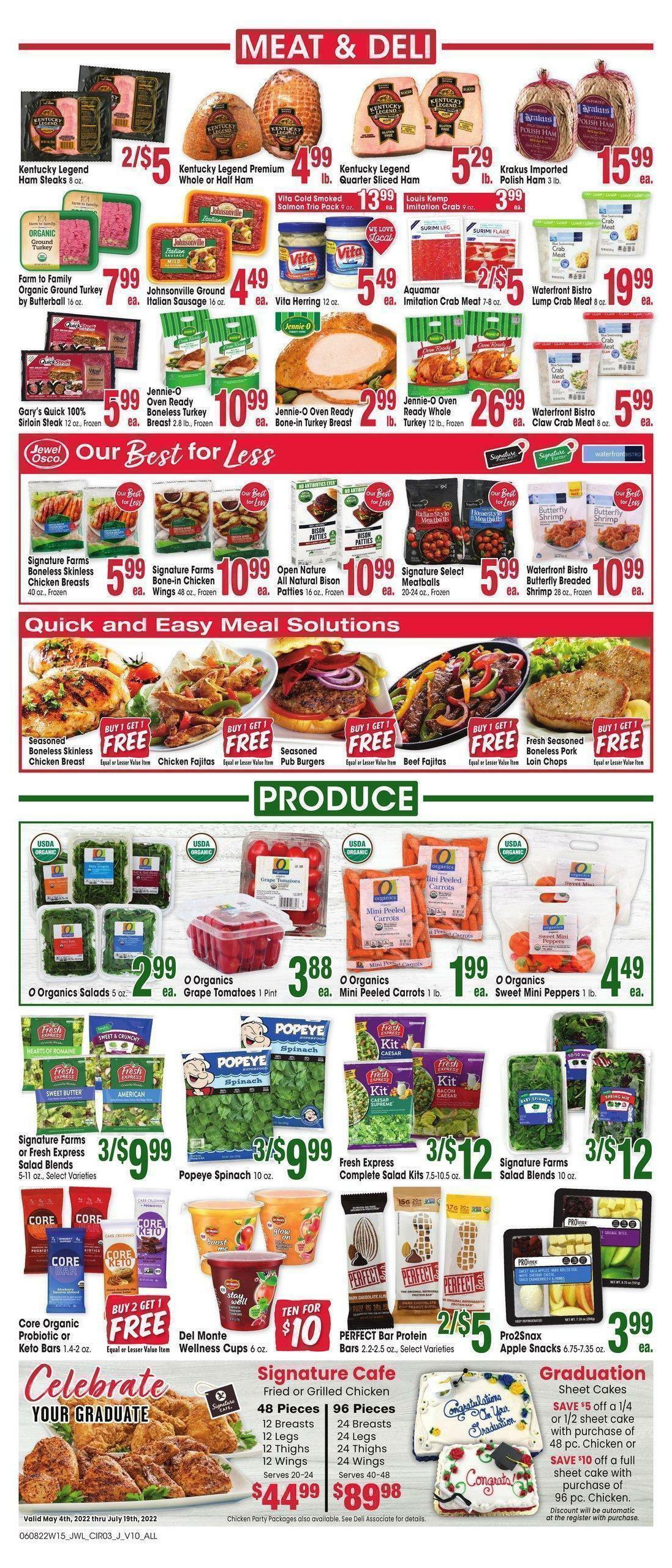 Jewel Osco Weekly Ad from June 8