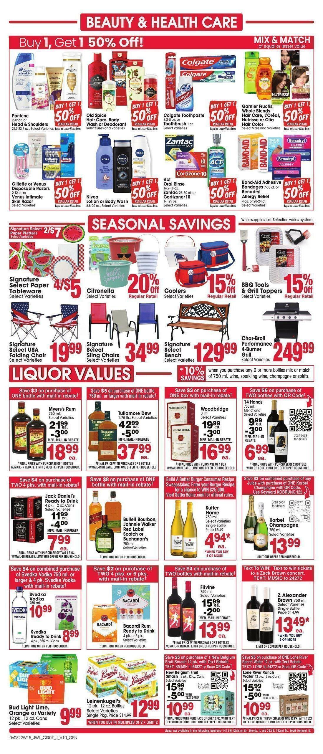 Jewel Osco Weekly Ad from June 8