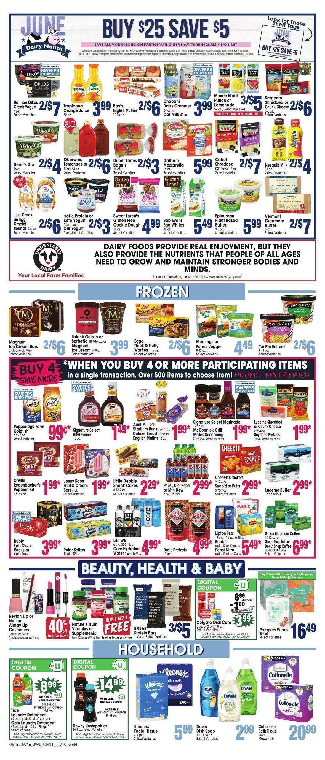 Jewel Osco Weekly Ad from June 15