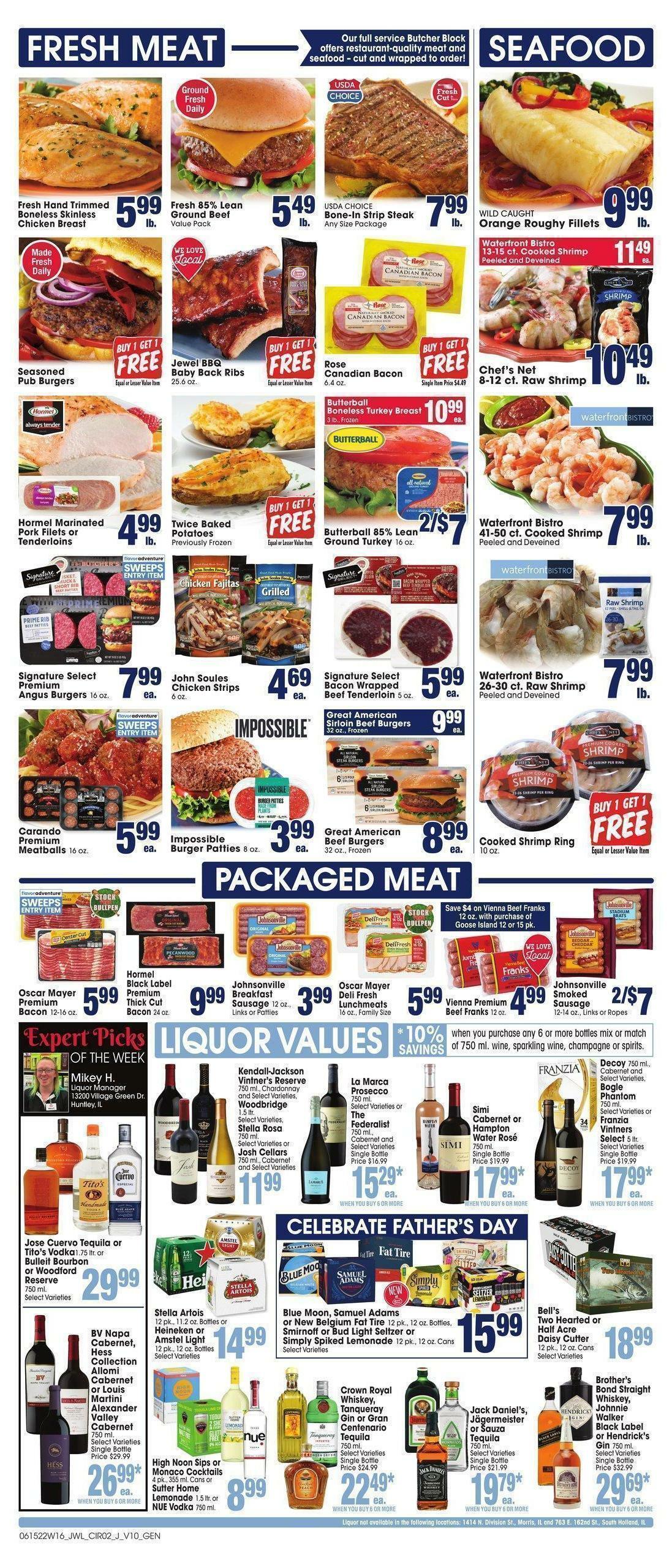 Jewel Osco Weekly Ad from June 15