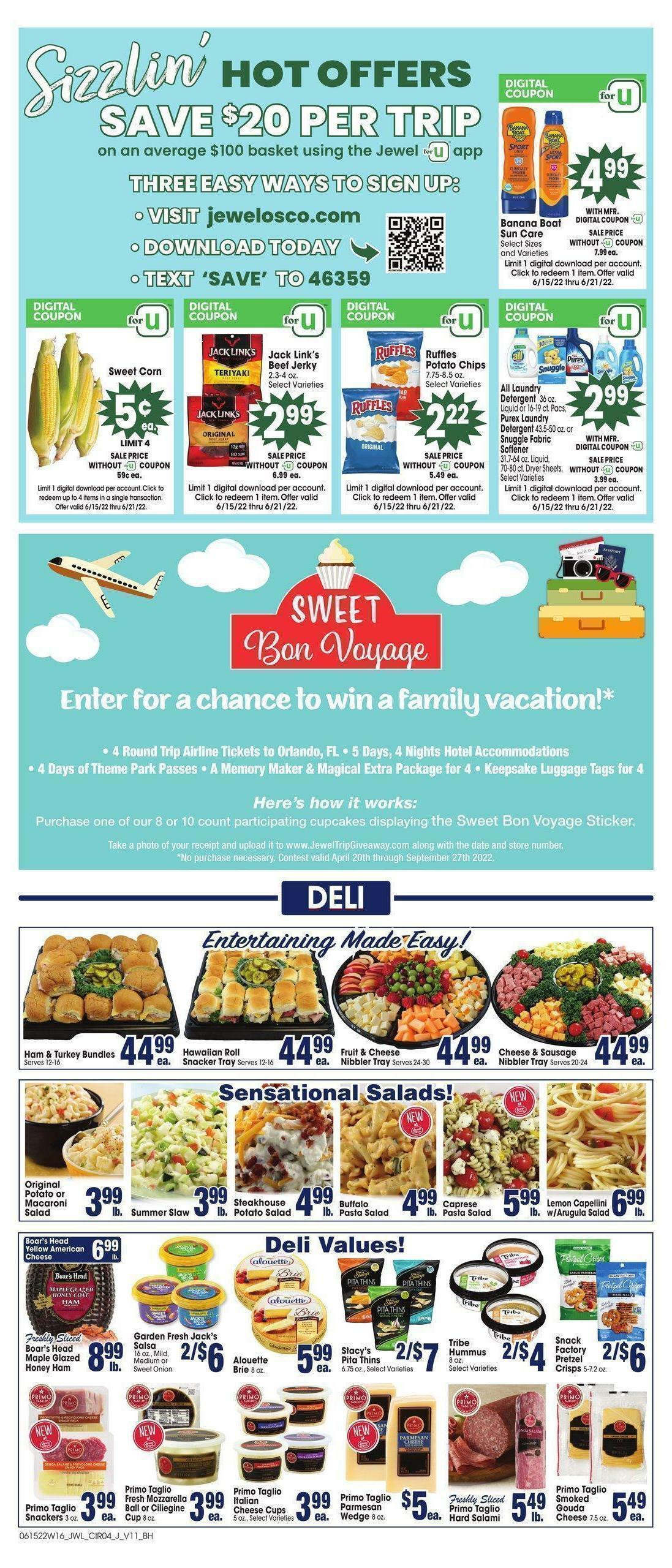 Jewel Osco Weekly Ad from June 15