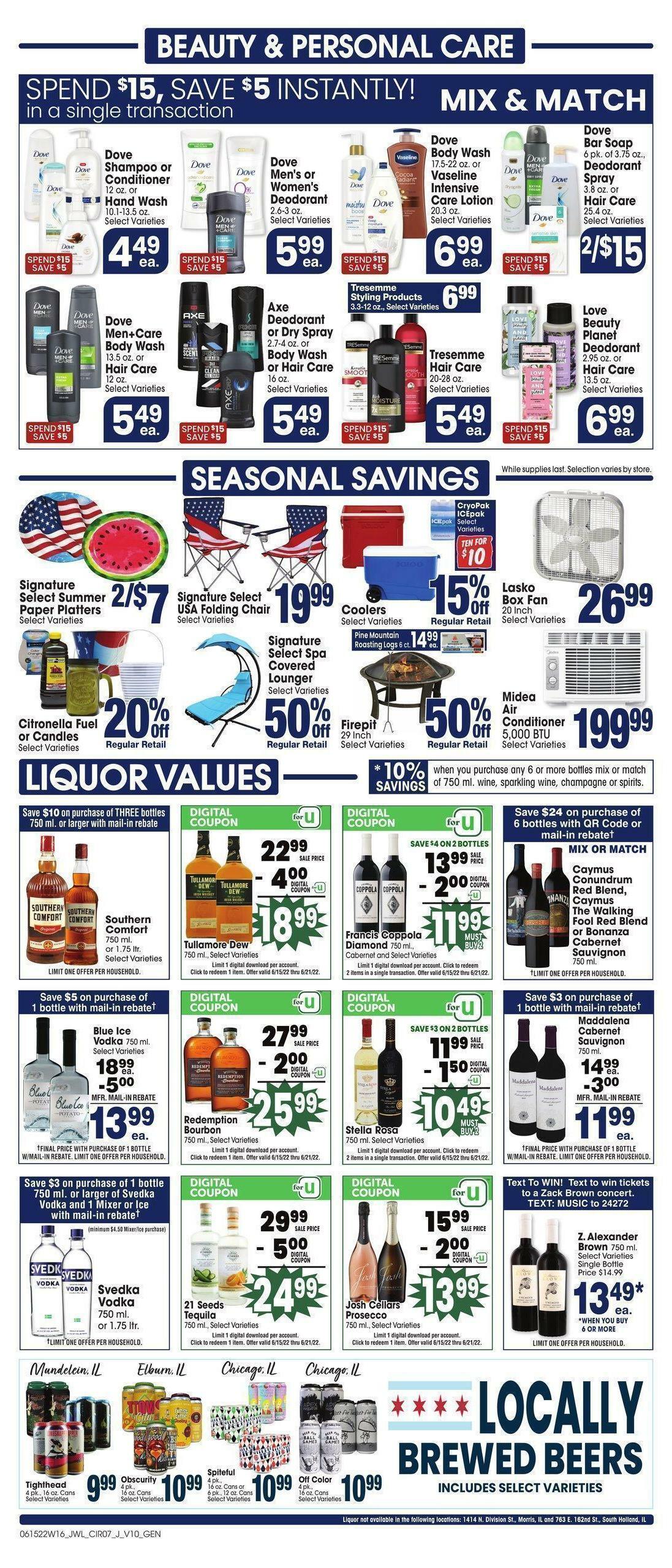 Jewel Osco Weekly Ad from June 15