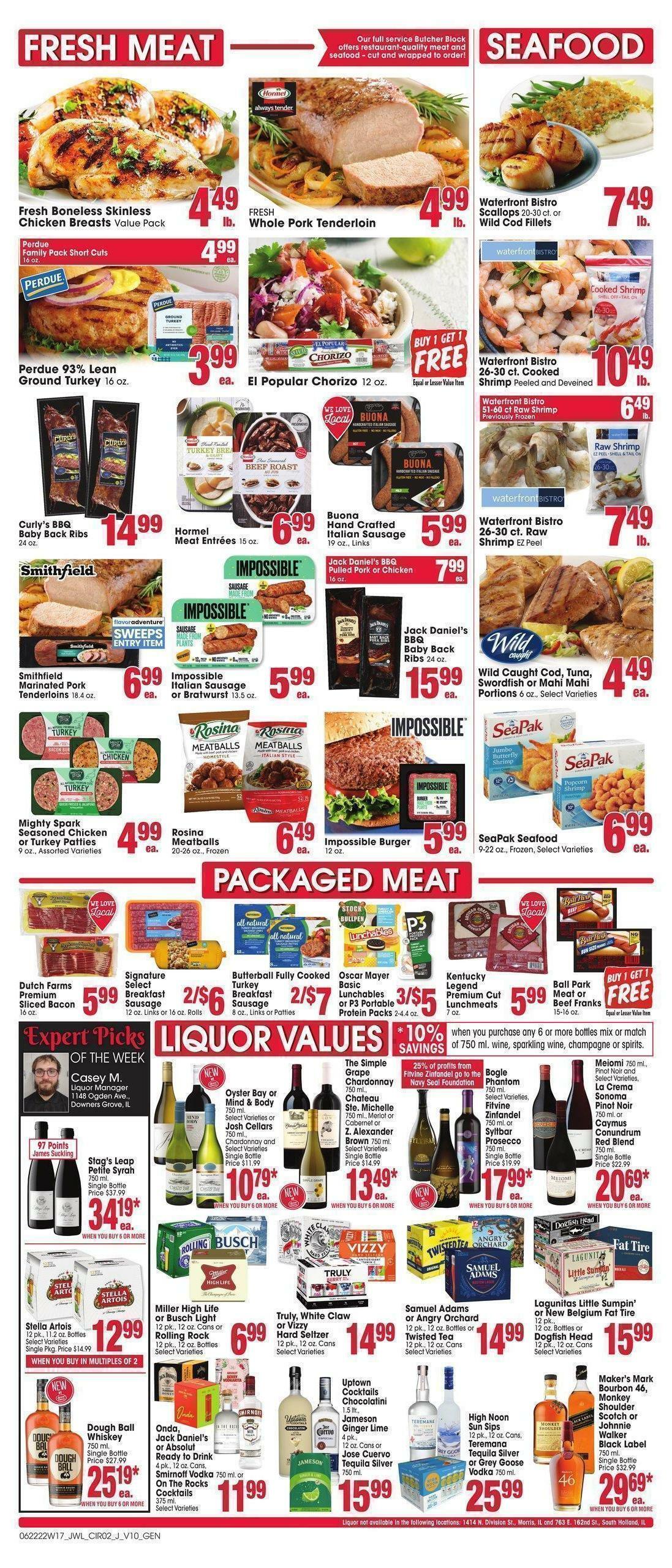 Jewel Osco Weekly Ad from June 22