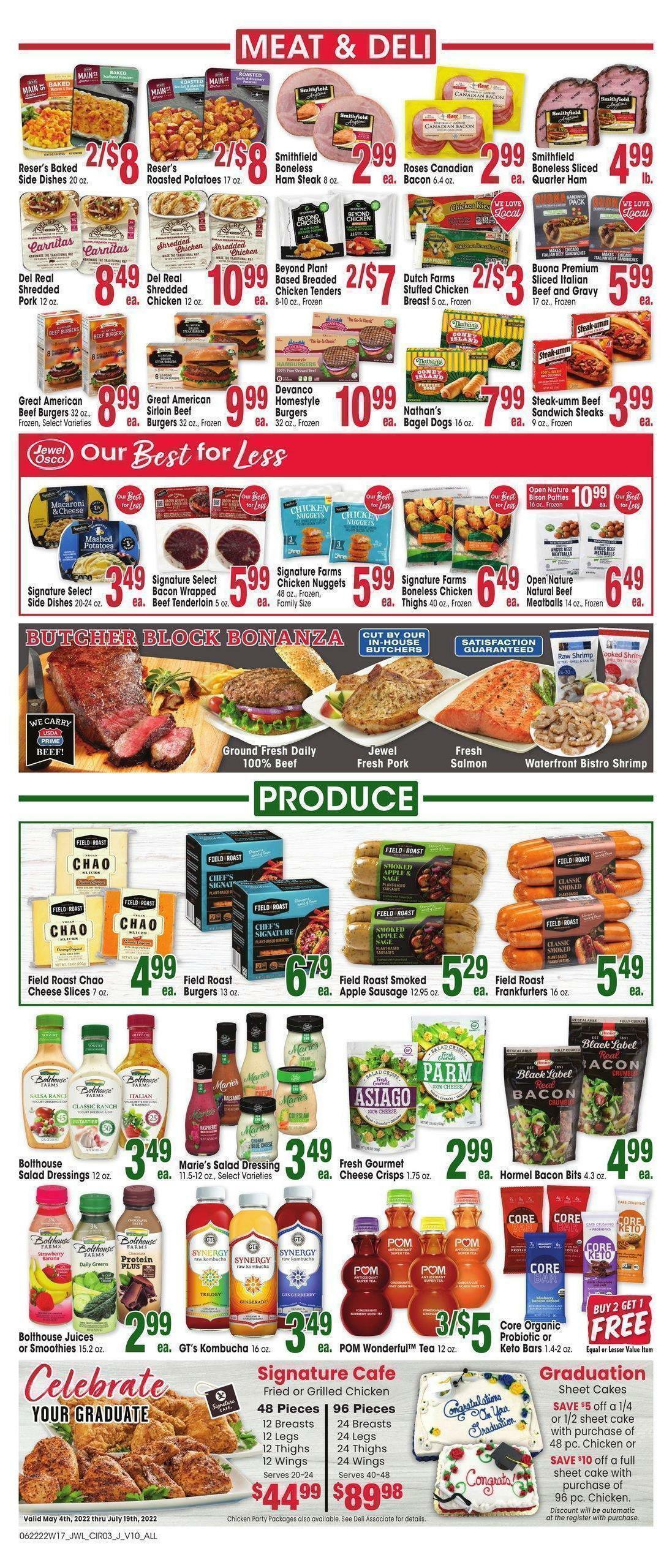 Jewel Osco Weekly Ad from June 22
