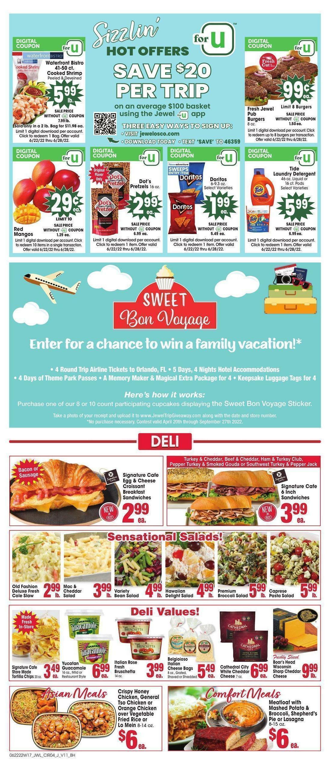 Jewel Osco Weekly Ad from June 22