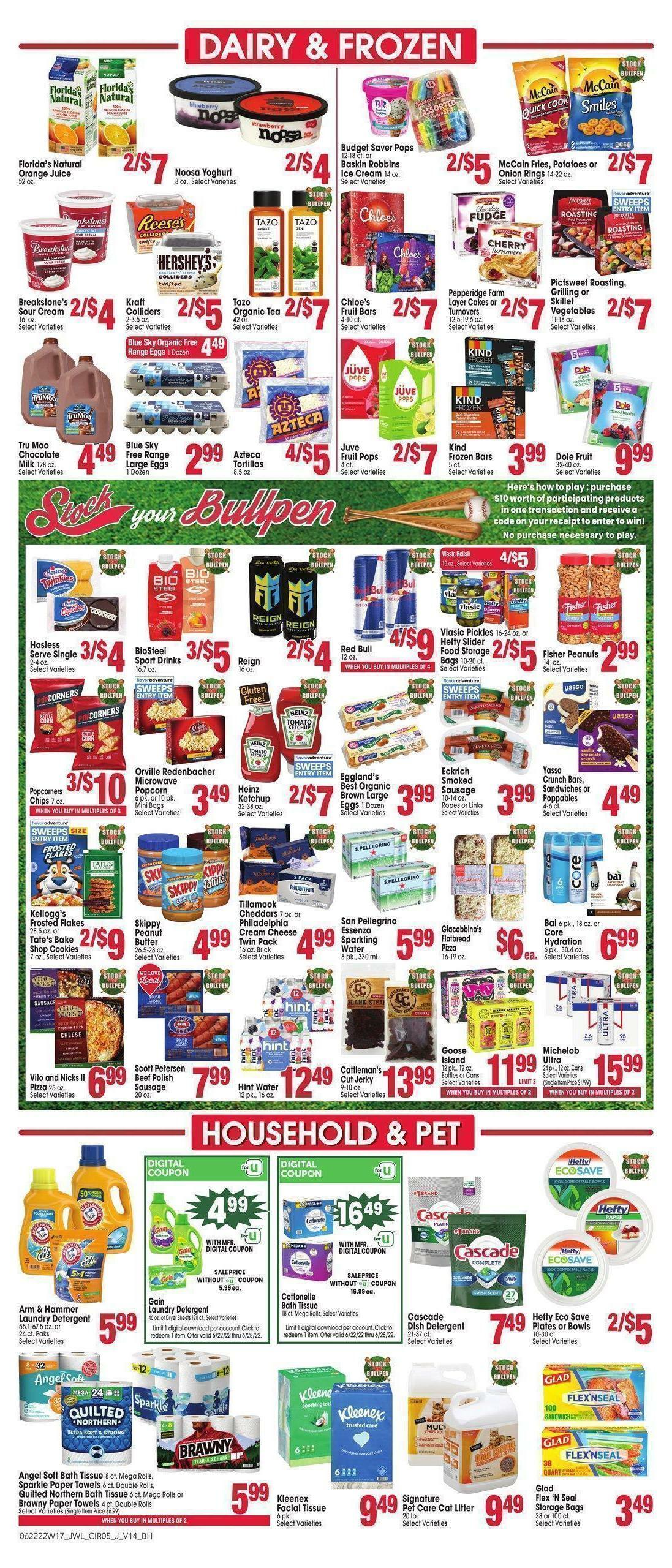Jewel Osco Weekly Ad from June 22