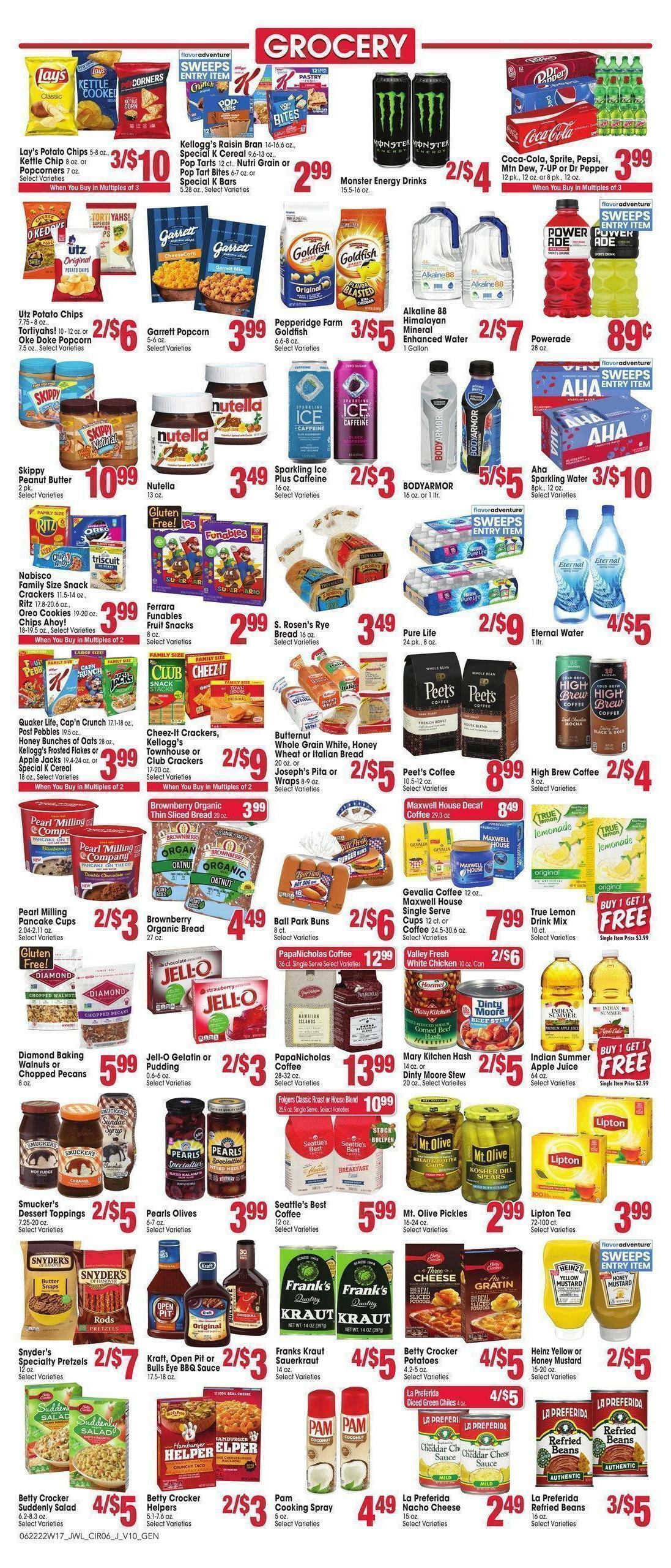 Jewel Osco Weekly Ad from June 22