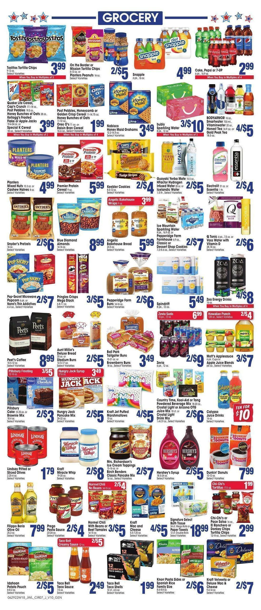 Jewel Osco Weekly Ad from June 29