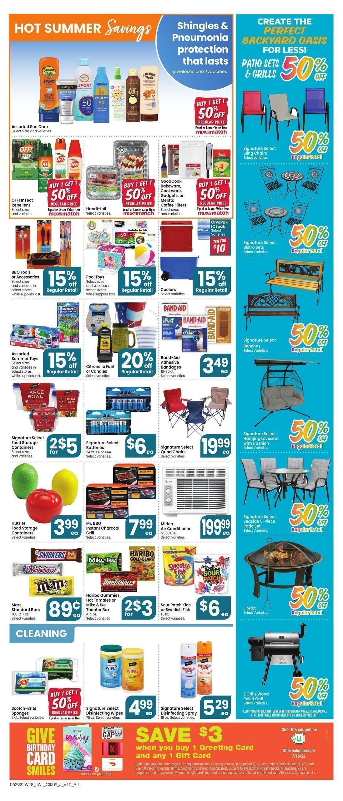 Jewel Osco Weekly Ad from June 29