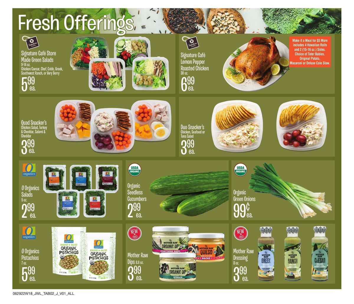Jewel Osco Natural & Organic Weekly Ad from June 29