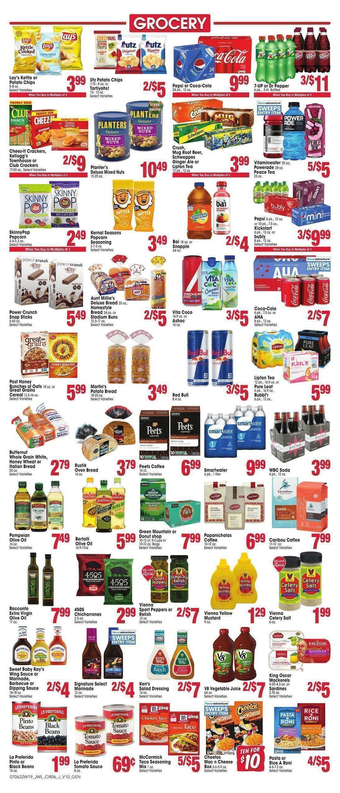 Jewel Osco Weekly Ad from July 6