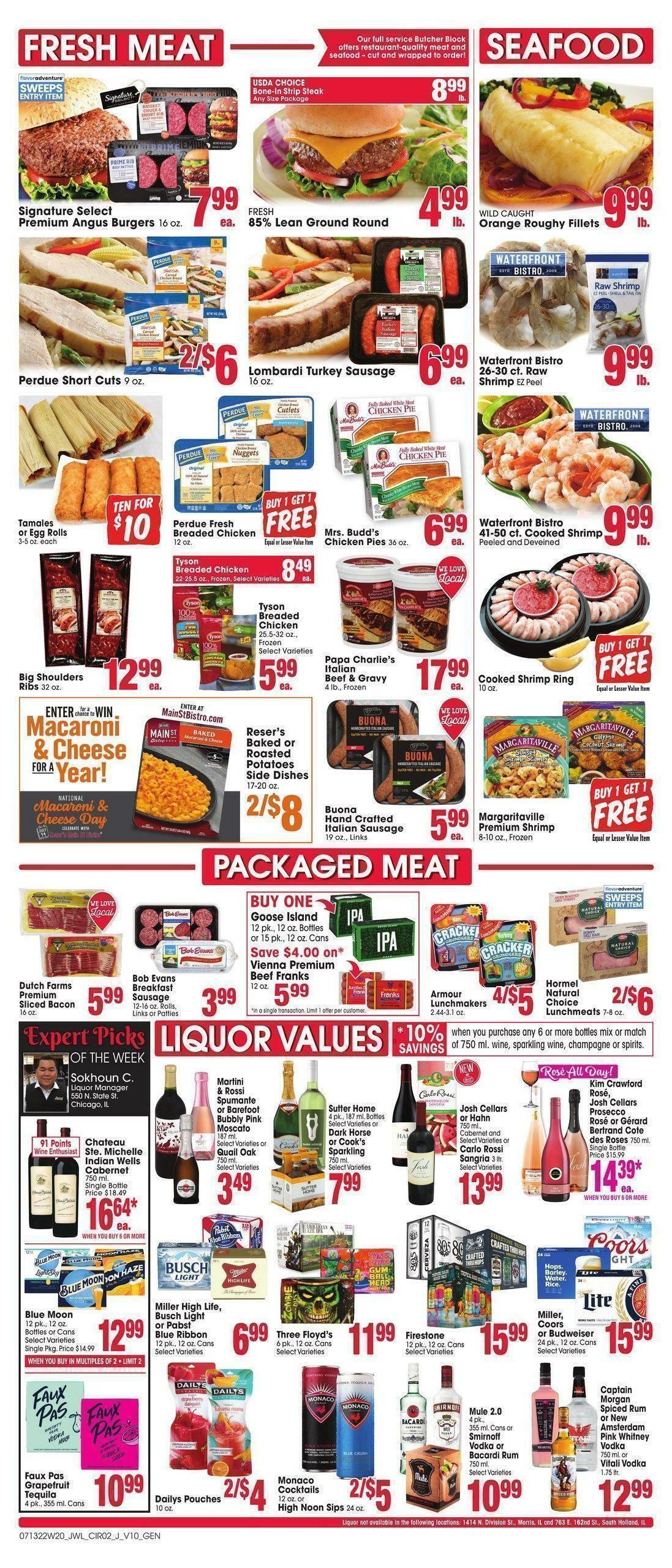 Jewel Osco Weekly Ad from July 13