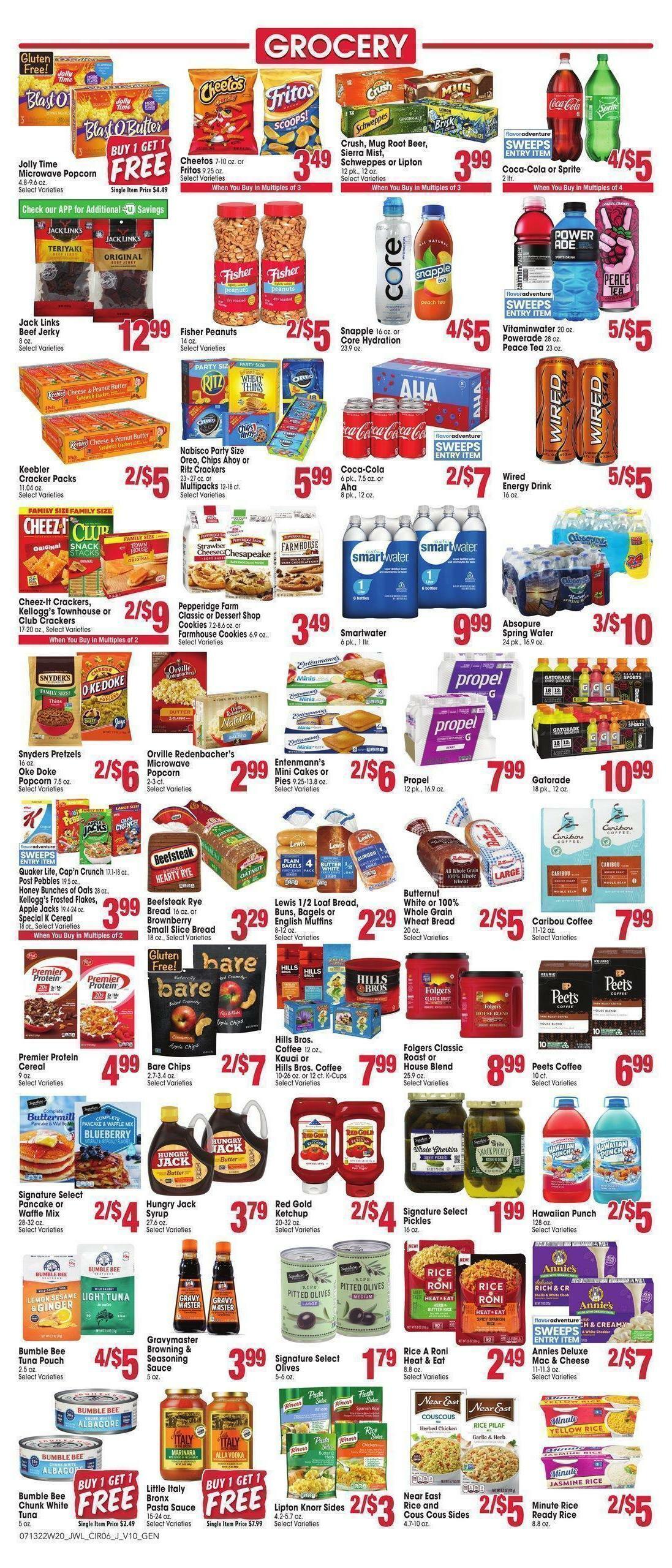 Jewel Osco Weekly Ad from July 13