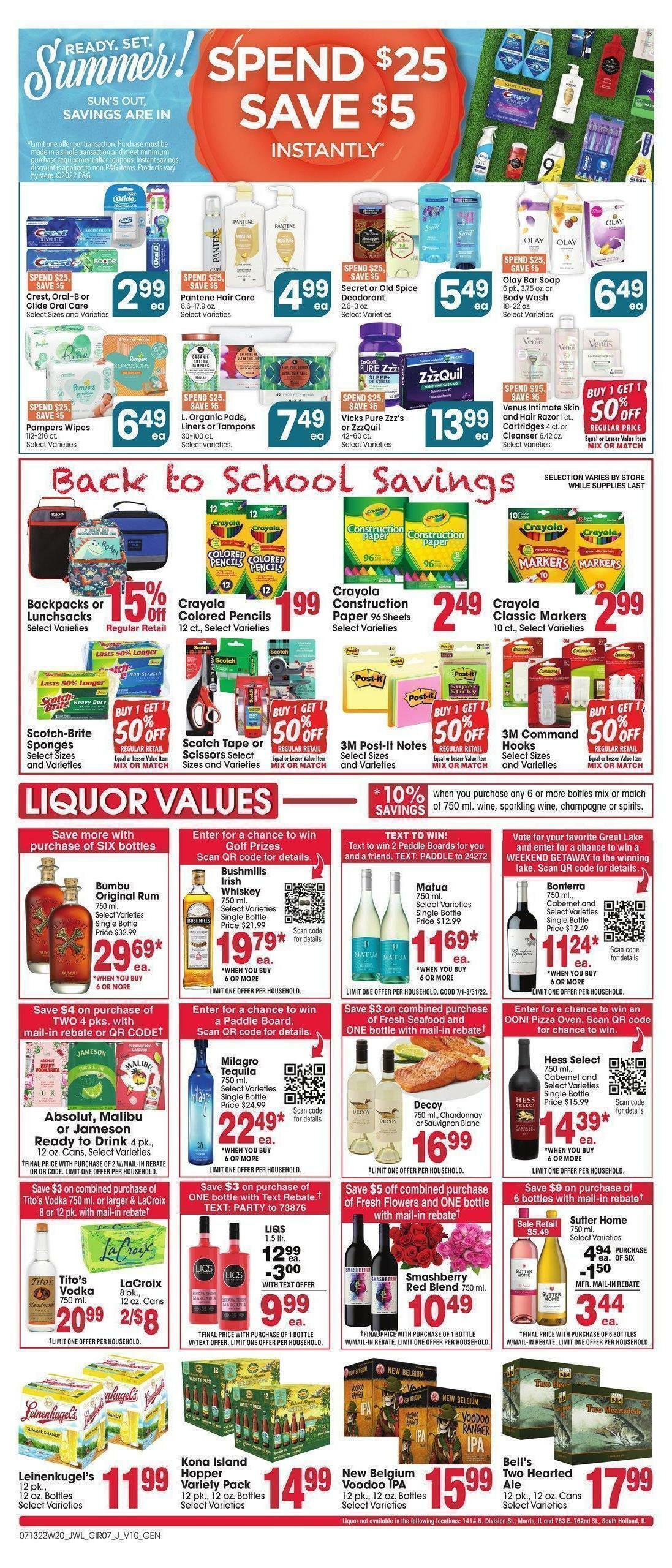 Jewel Osco Weekly Ad from July 13