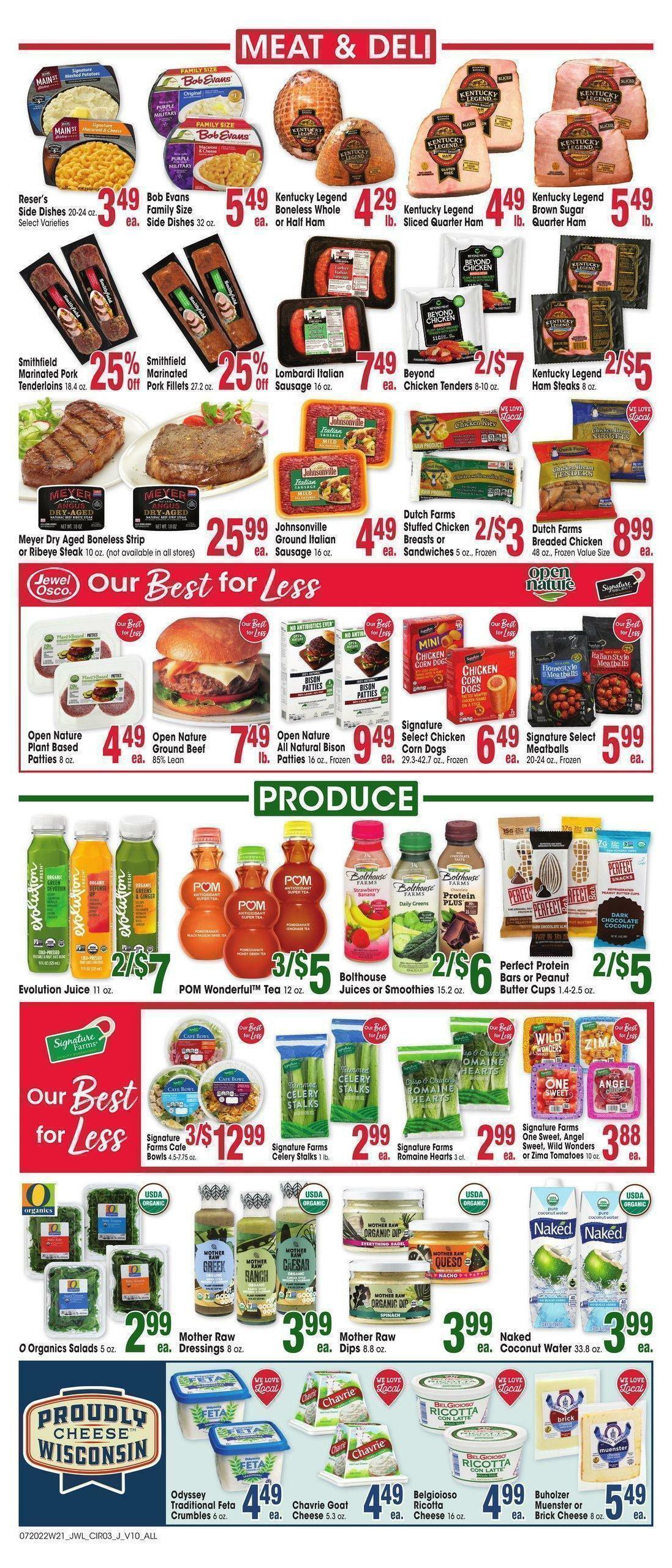 Jewel Osco Weekly Ad from July 20