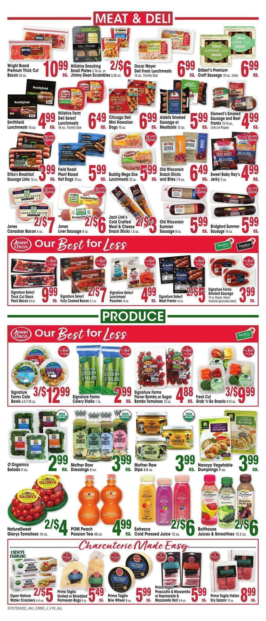 Jewel Osco Weekly Ad from July 27