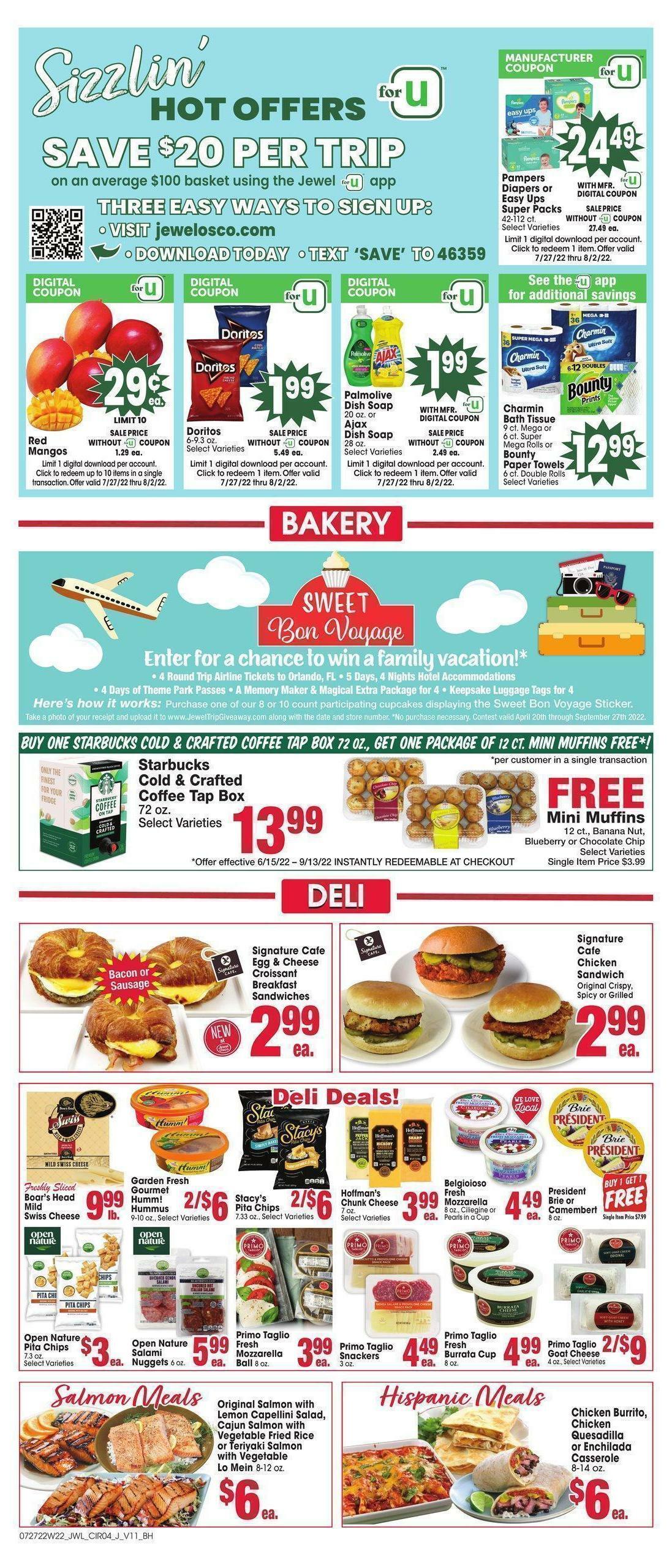 Jewel Osco Weekly Ad from July 27