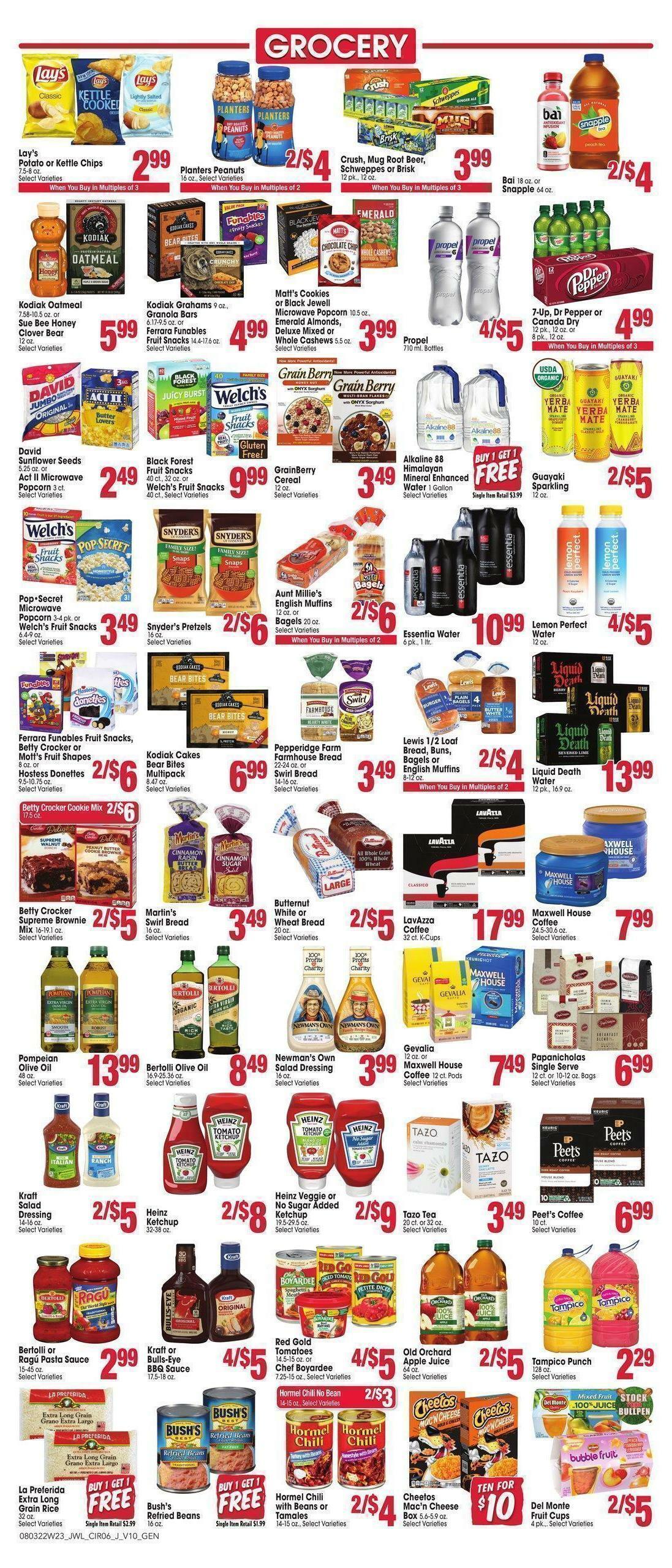 Jewel Osco Weekly Ad from August 3