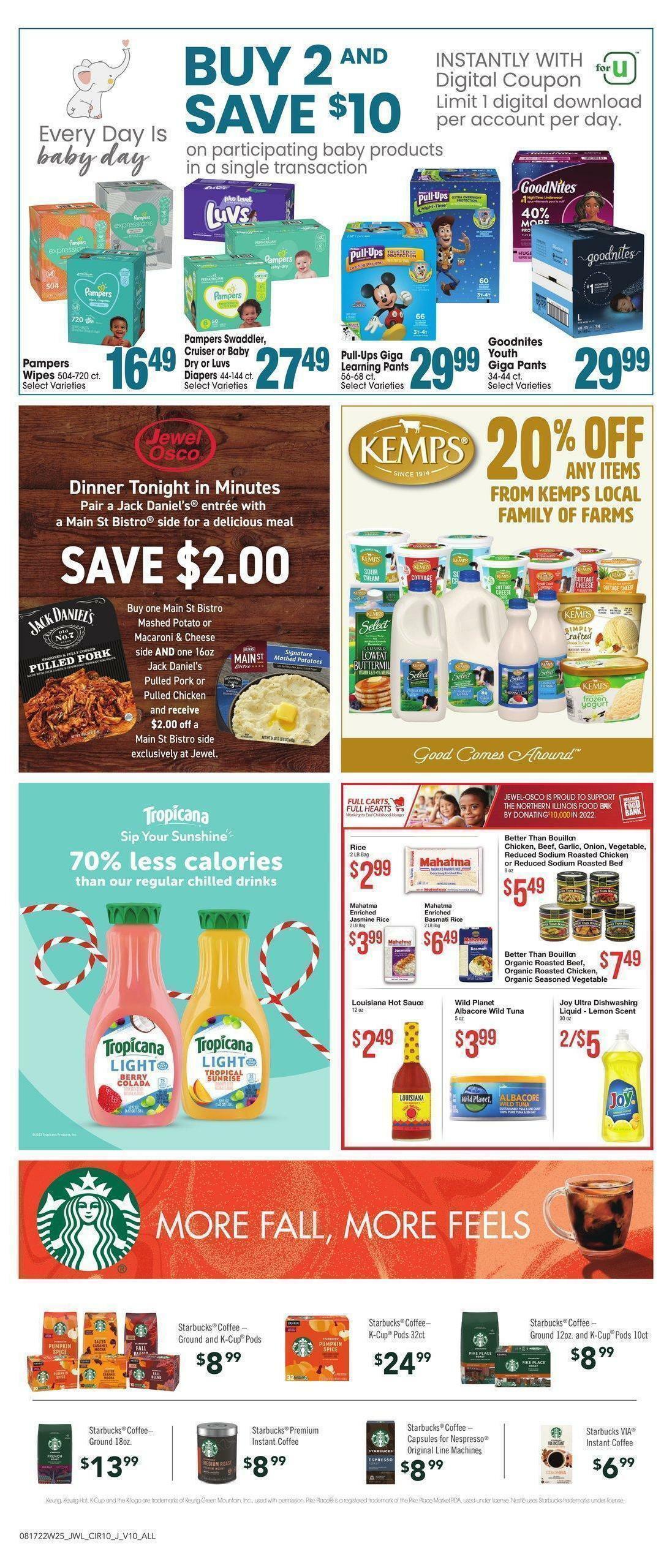 Jewel Osco Weekly Ad from August 17