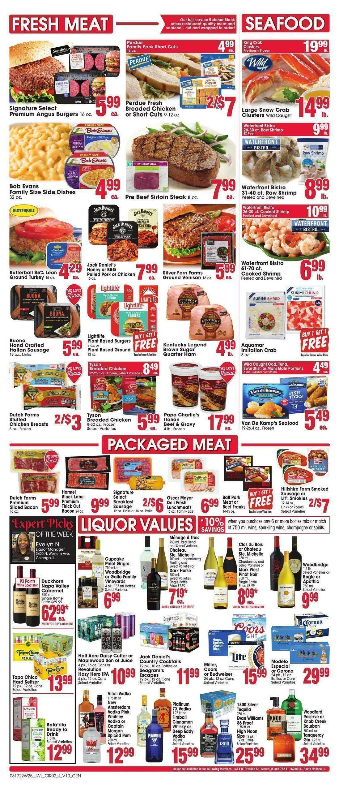 Jewel Osco Weekly Ad from August 17
