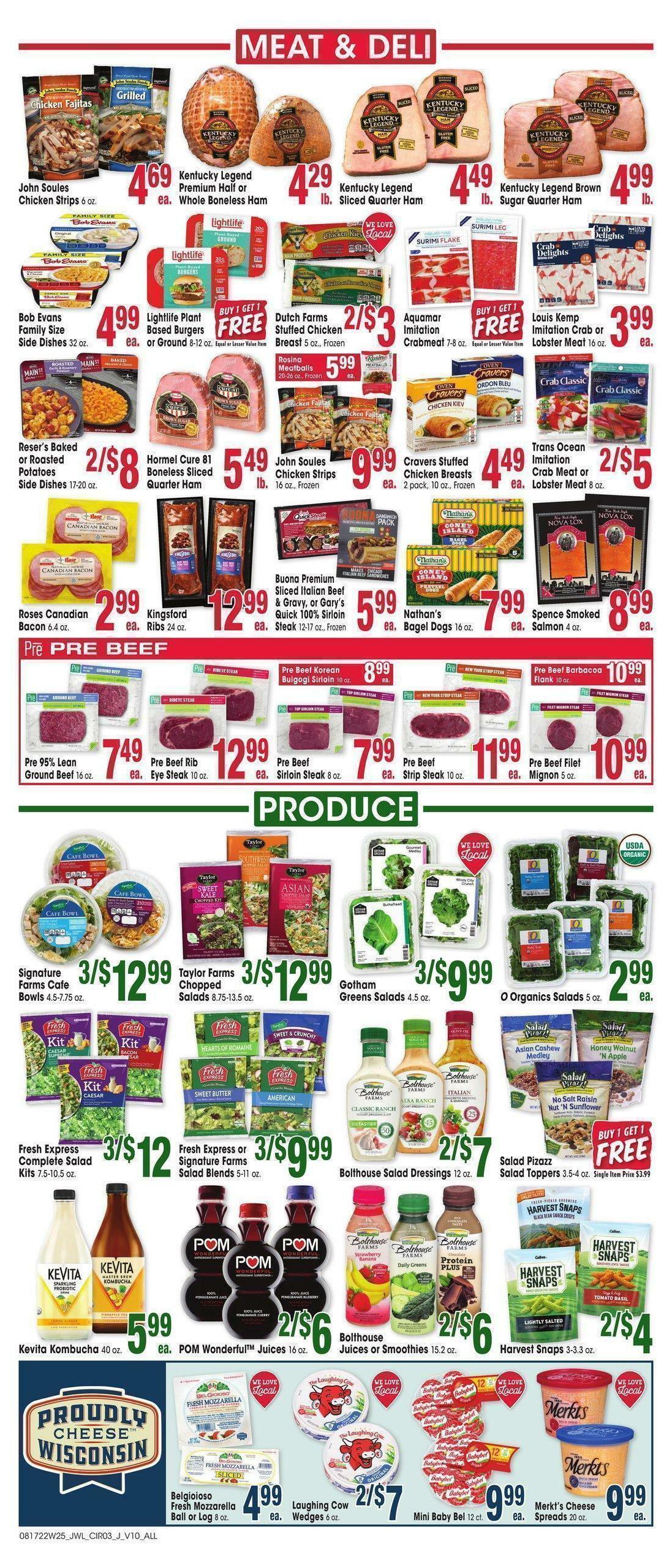 Jewel Osco Weekly Ad from August 17