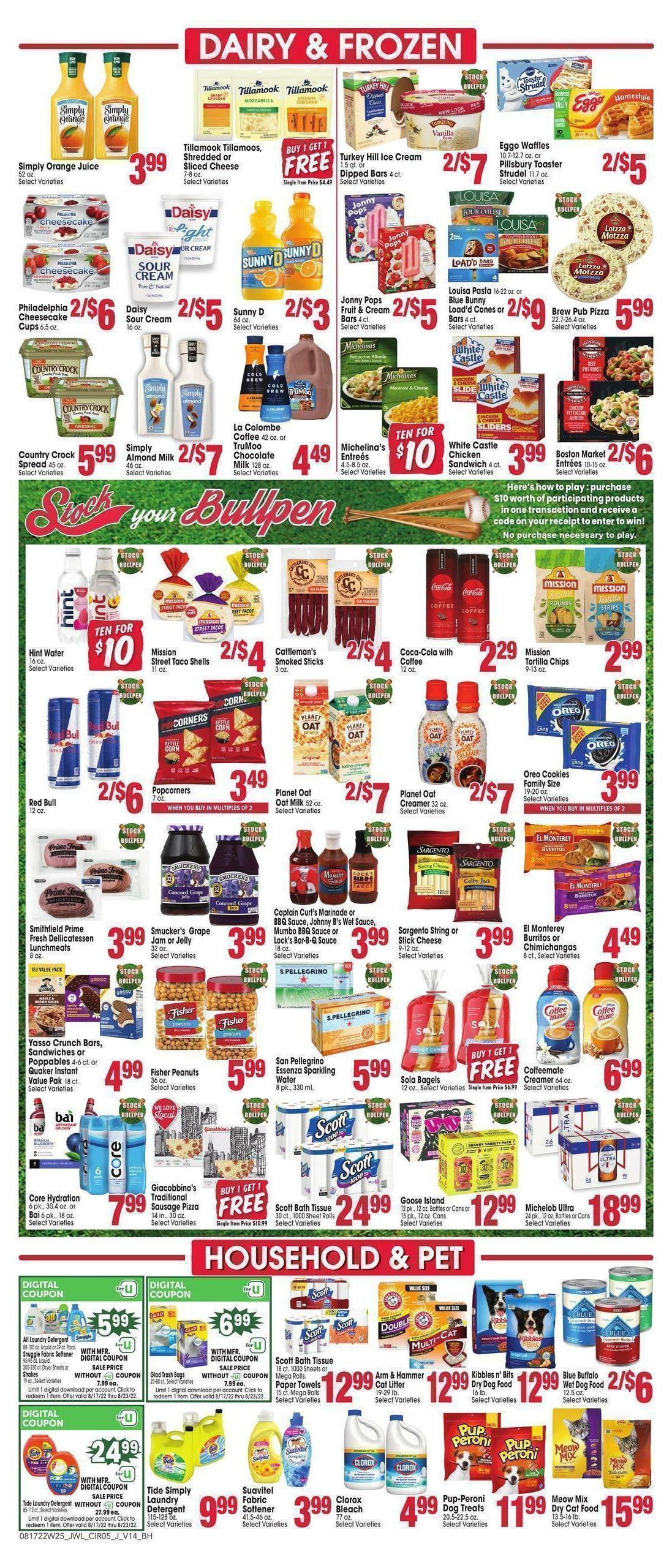 Jewel Osco Weekly Ad from August 17