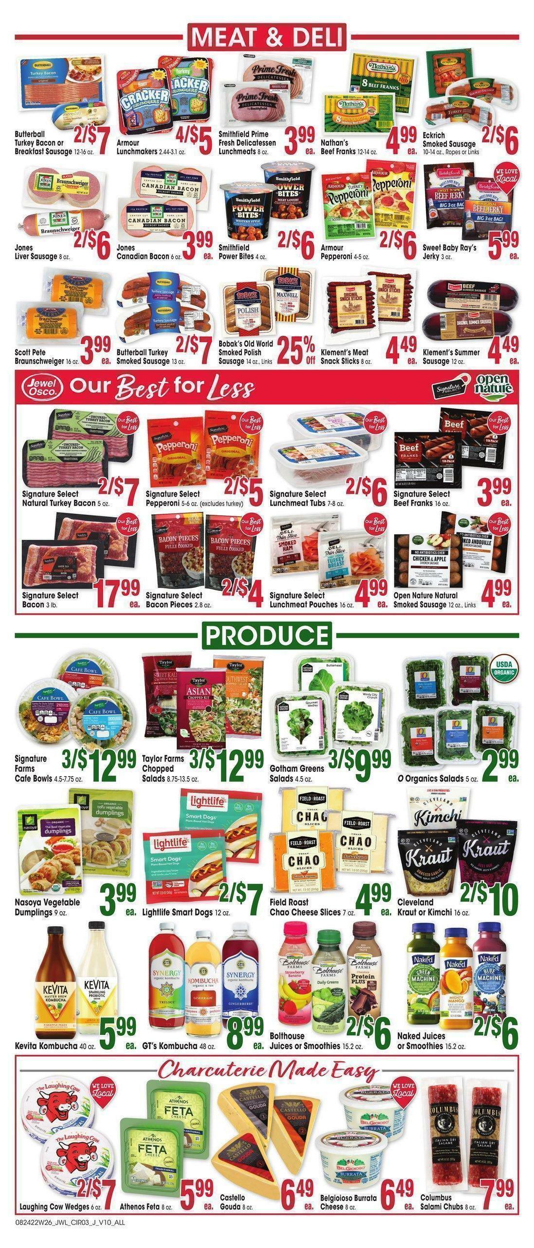 Jewel Osco Weekly Ad from August 24