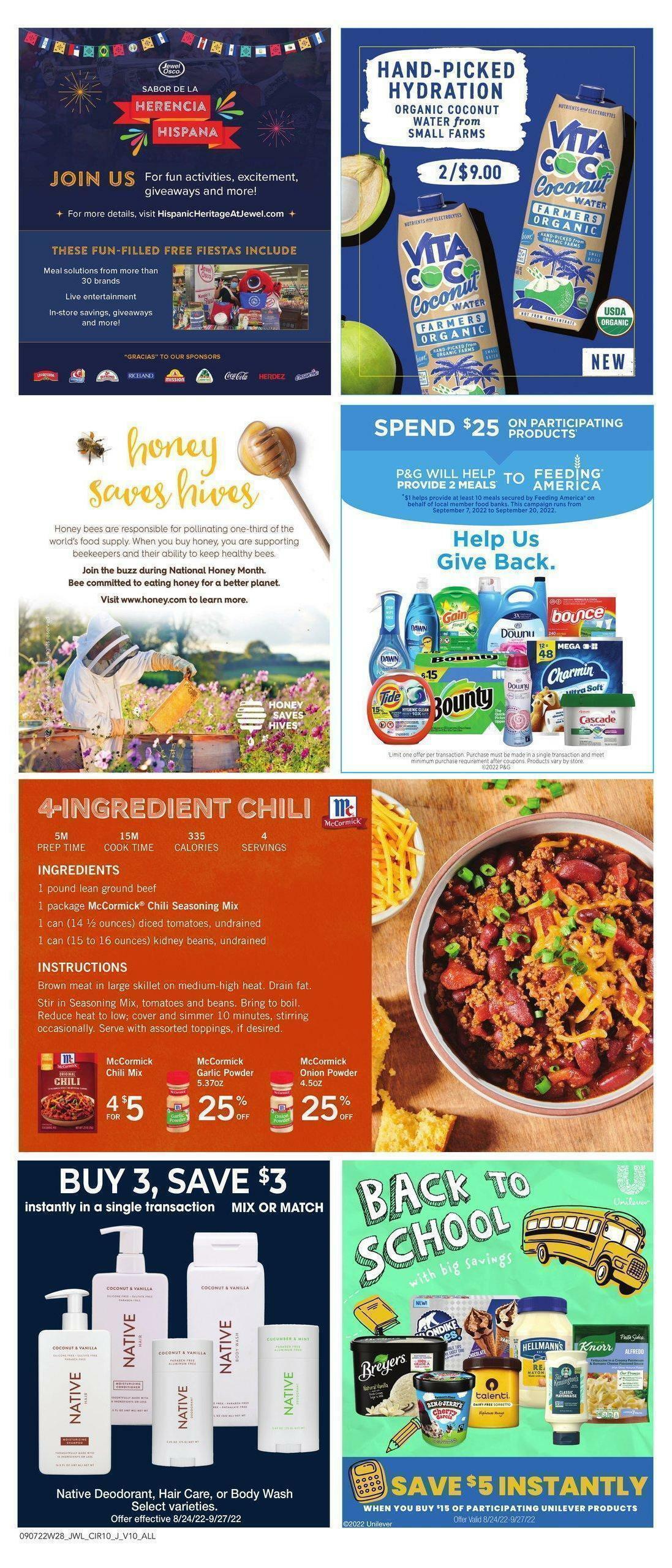 Jewel Osco Weekly Ad from September 7