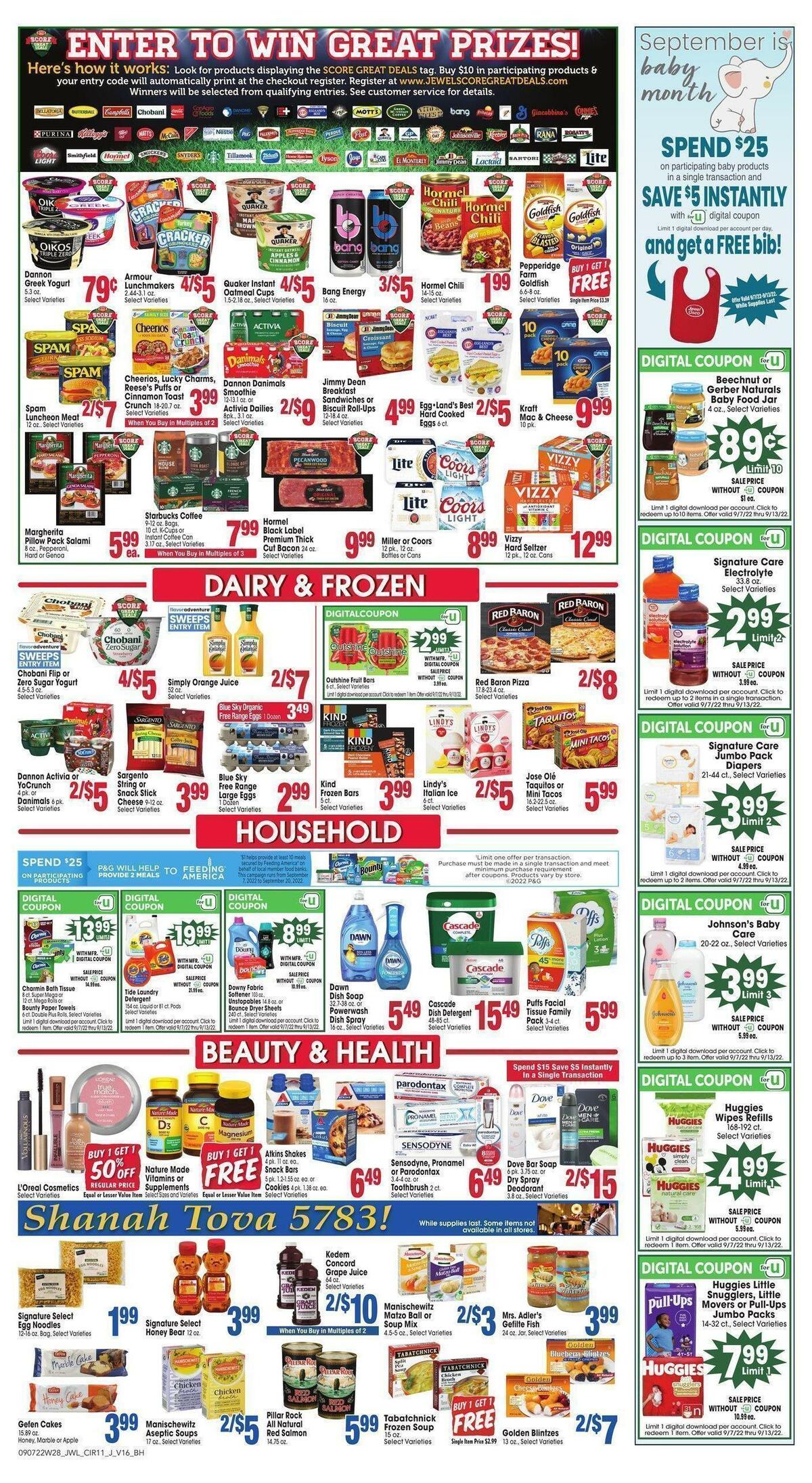 Jewel Osco Weekly Ad from September 7