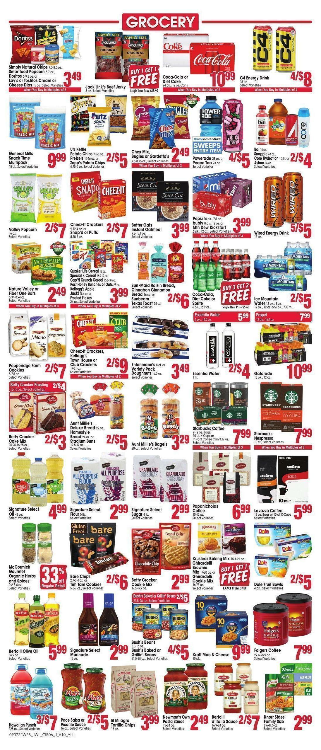 Jewel Osco Weekly Ad from September 7