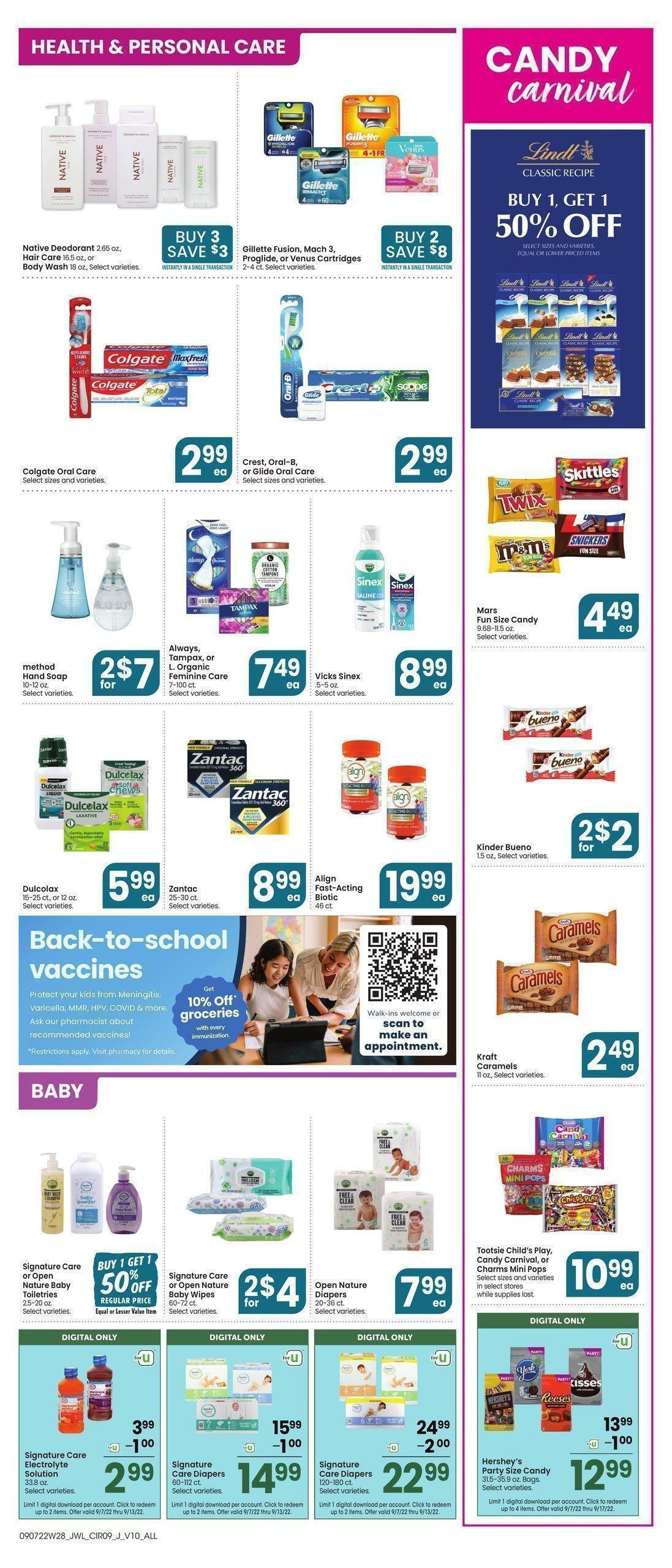 Jewel Osco Weekly Ad from September 7