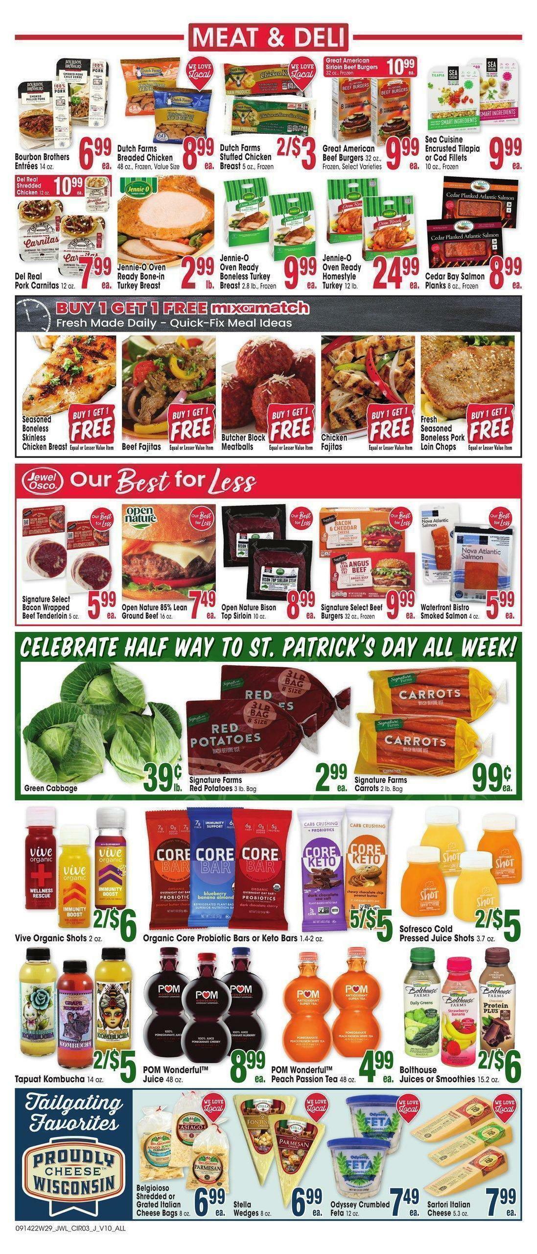 Jewel Osco Weekly Ad from September 14