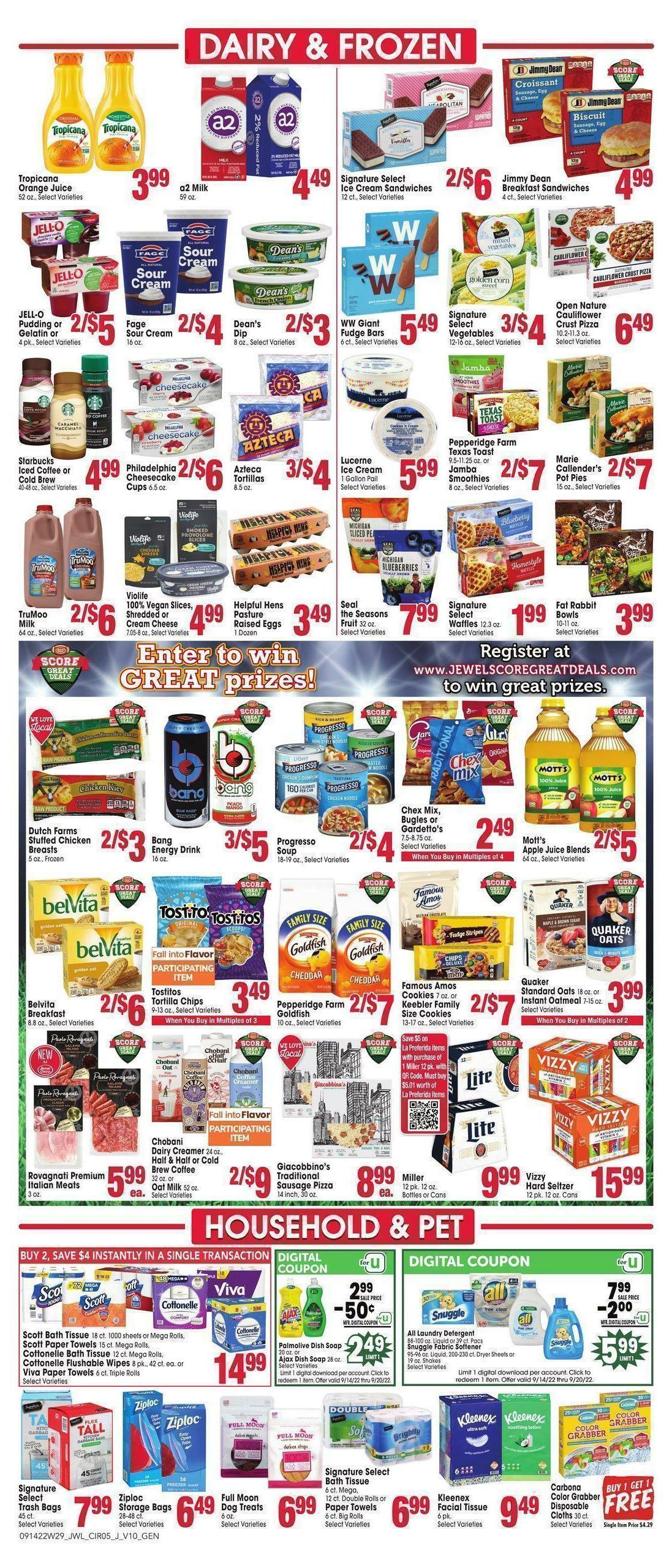Jewel Osco Weekly Ad from September 14