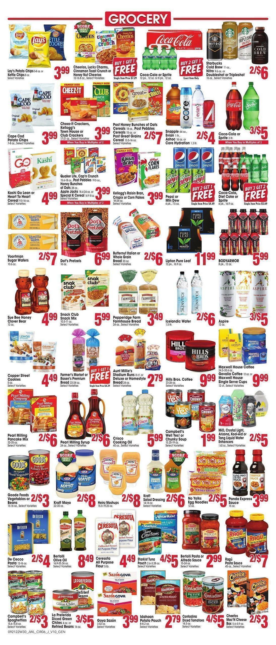 Jewel Osco Weekly Ad from September 21