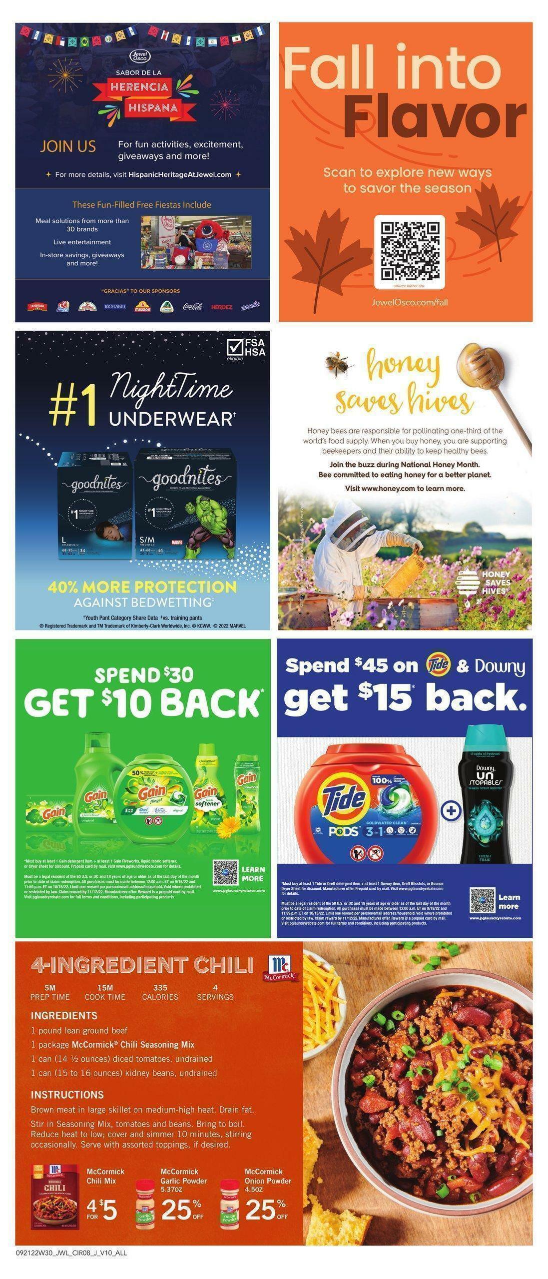 Jewel Osco Weekly Ad from September 21