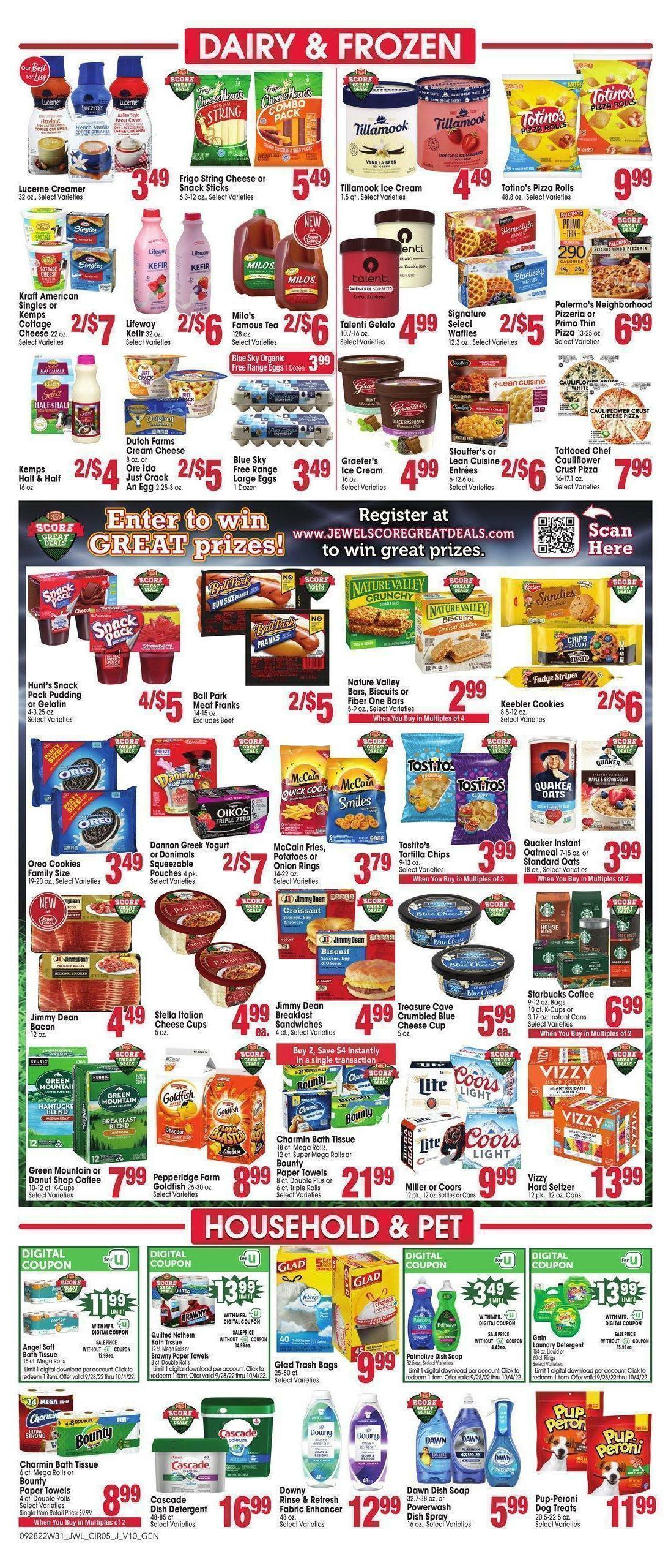 Jewel Osco Weekly Ad from September 28