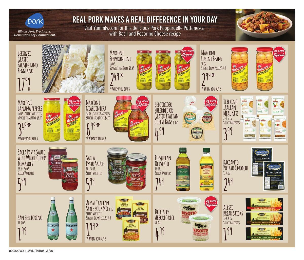 Jewel Osco Specialty Guide Weekly Ad from September 28