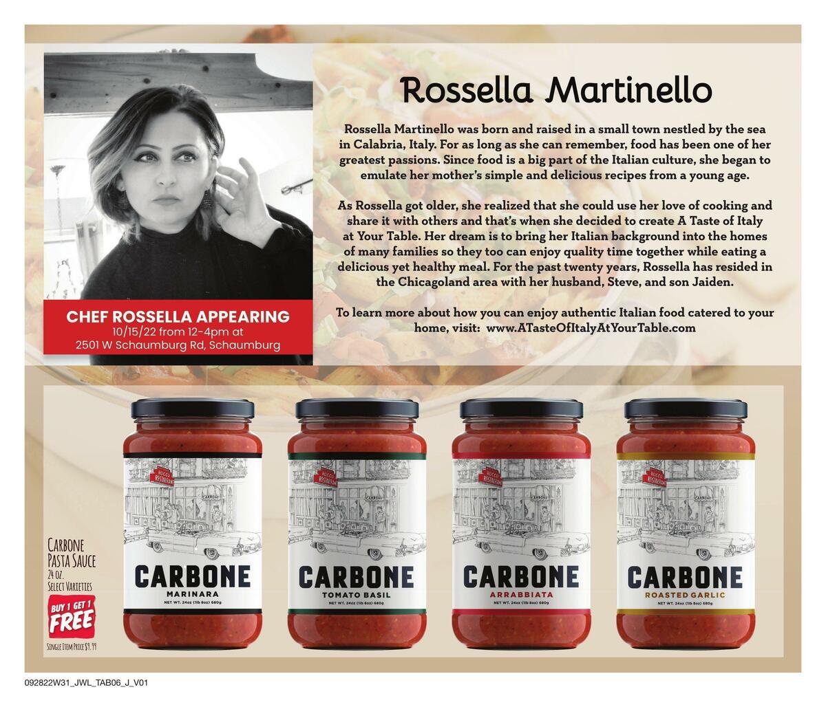 Jewel Osco Specialty Guide Weekly Ad from September 28