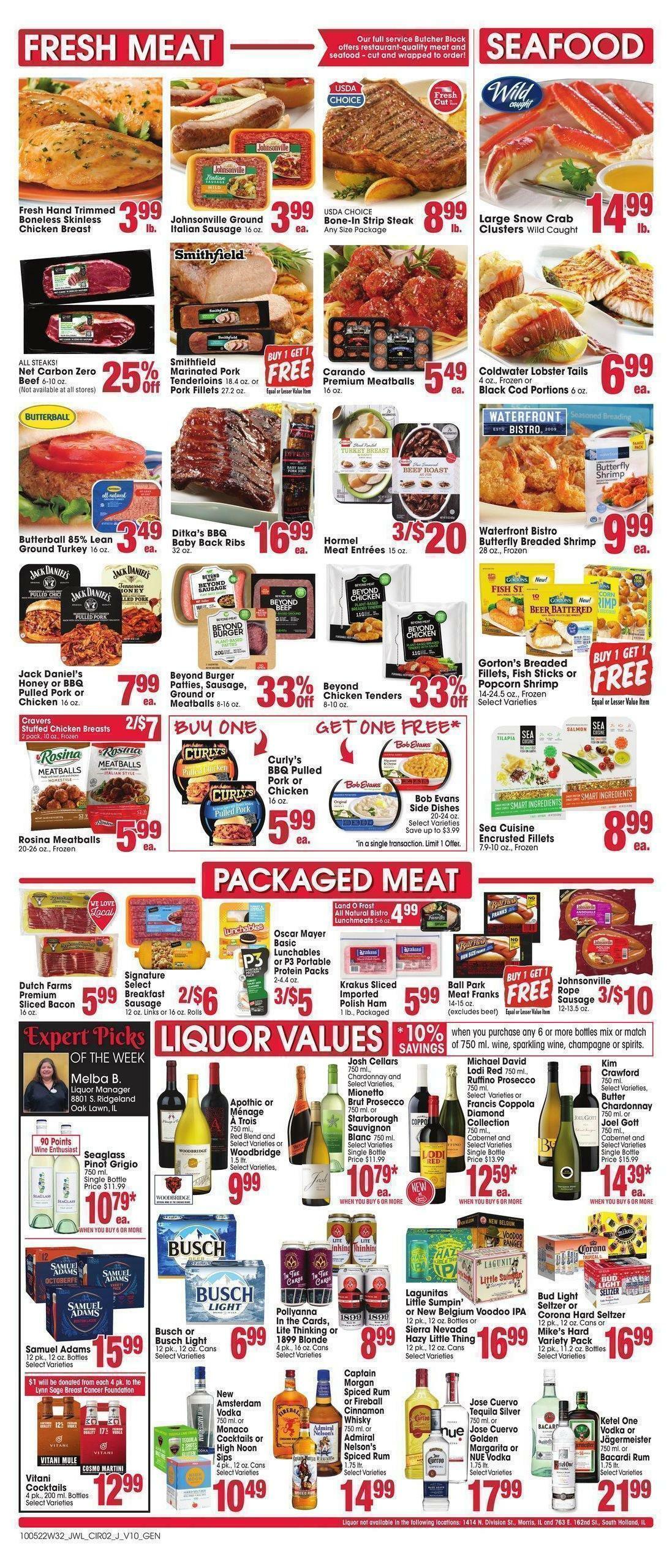 Jewel Osco Weekly Ad from October 5