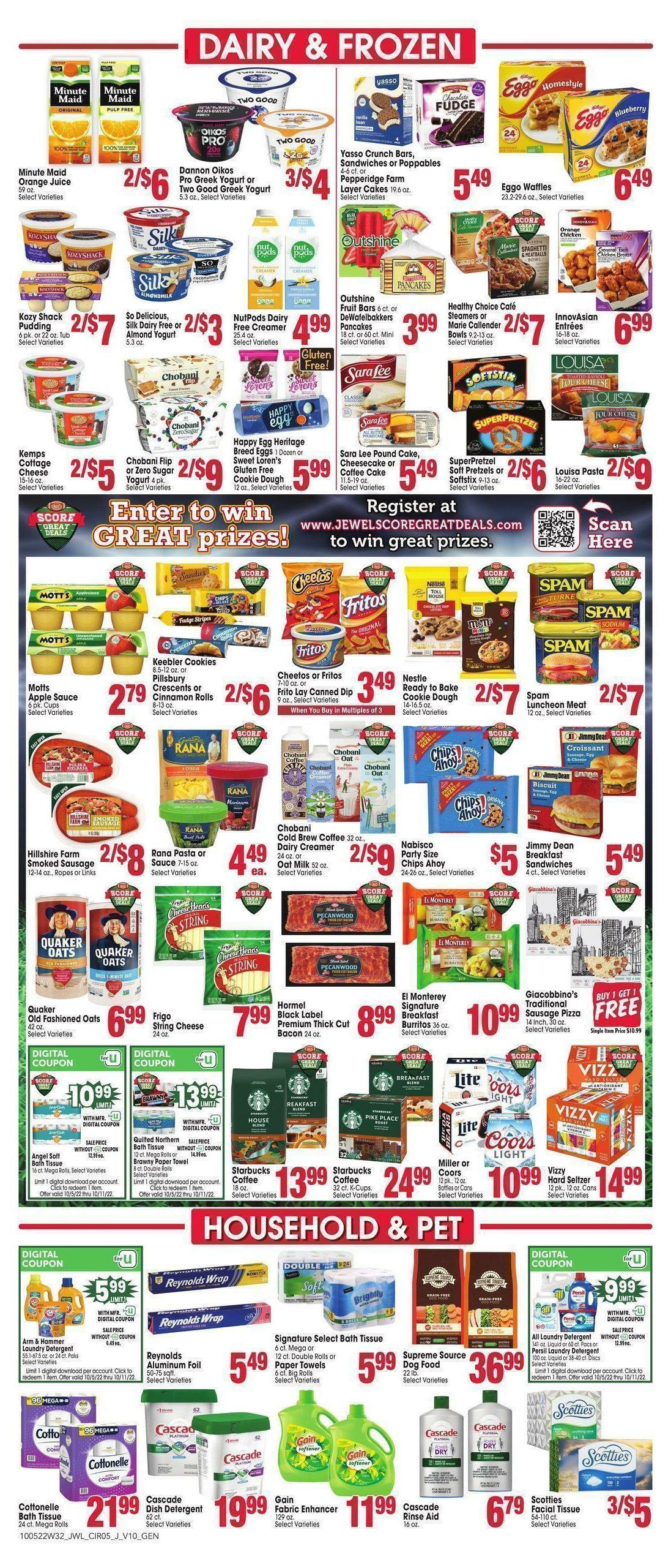Jewel Osco Weekly Ad from October 5