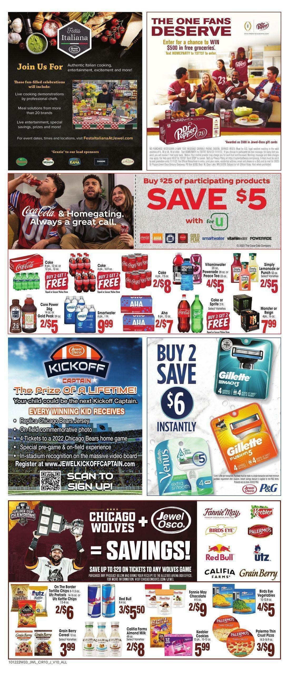 Jewel Osco Weekly Ad from October 12