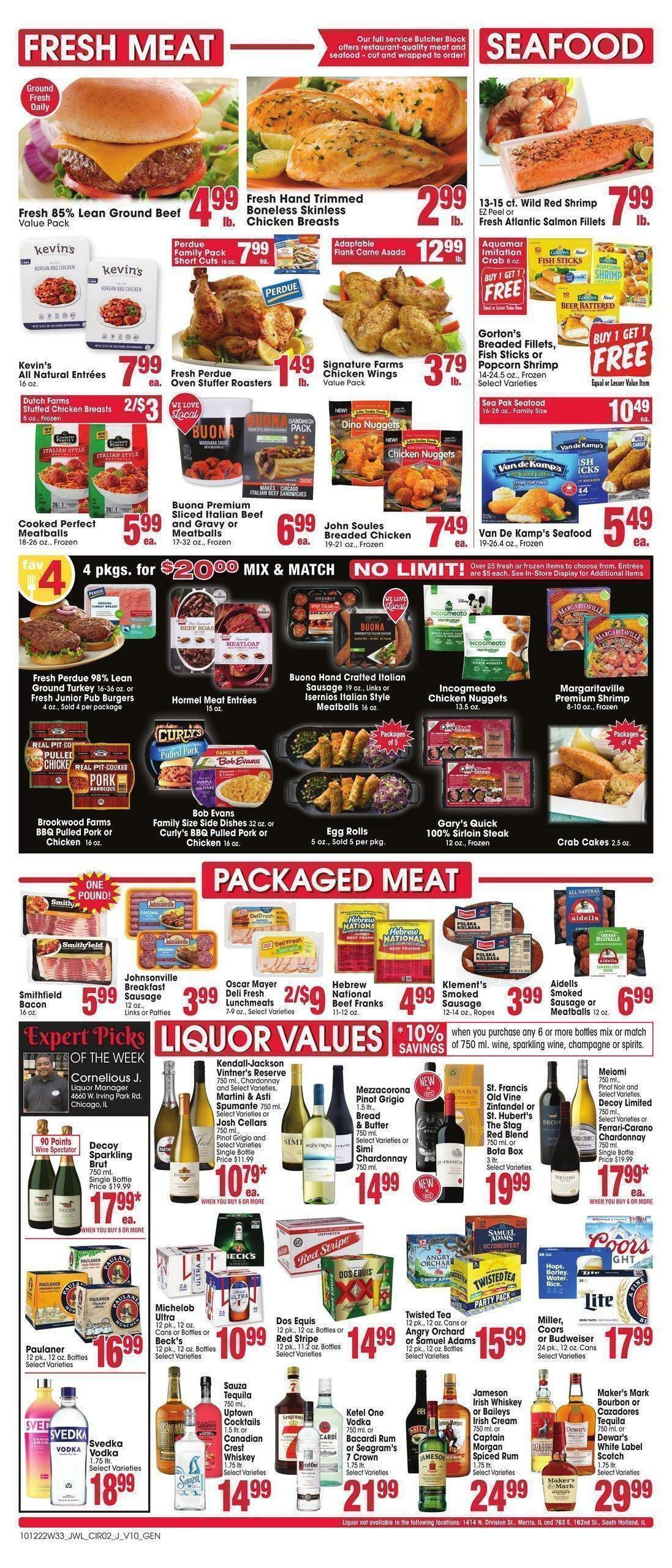 Jewel Osco Weekly Ad from October 12
