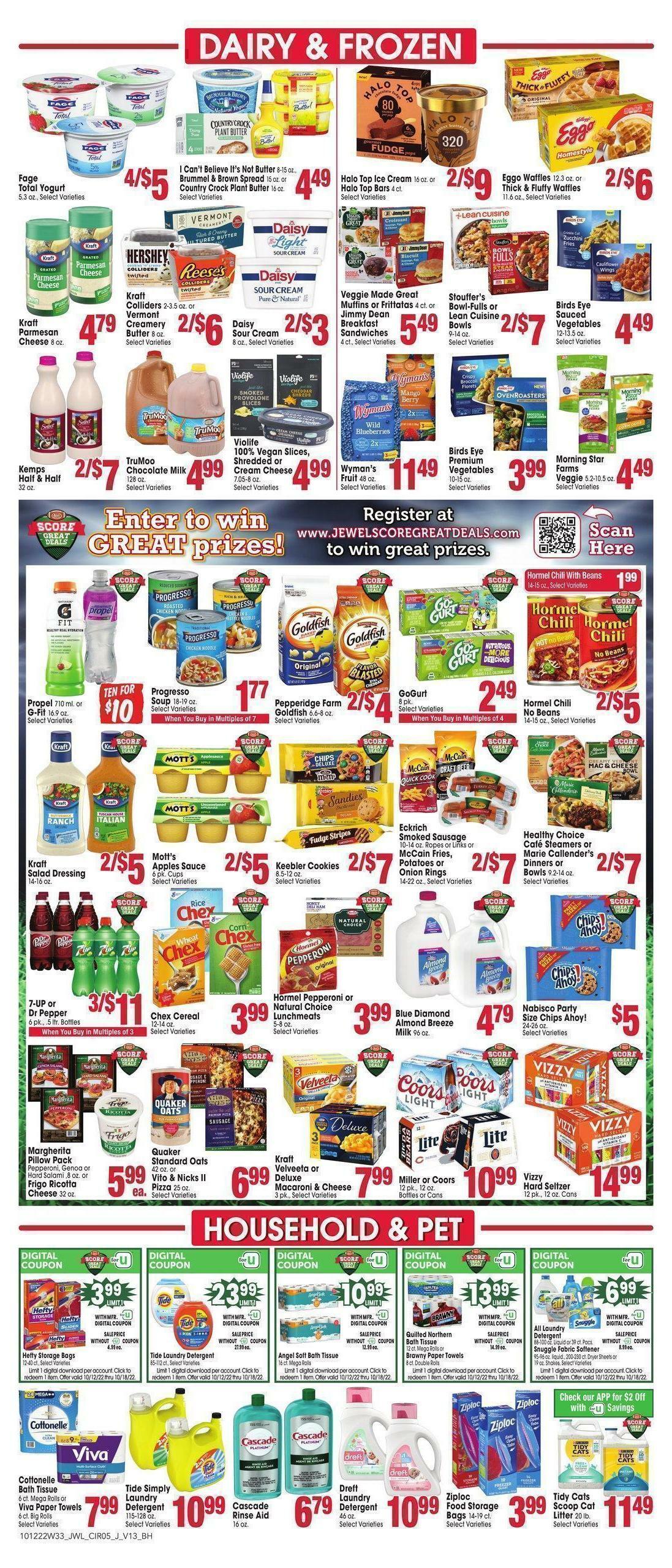 Jewel Osco Weekly Ad from October 12
