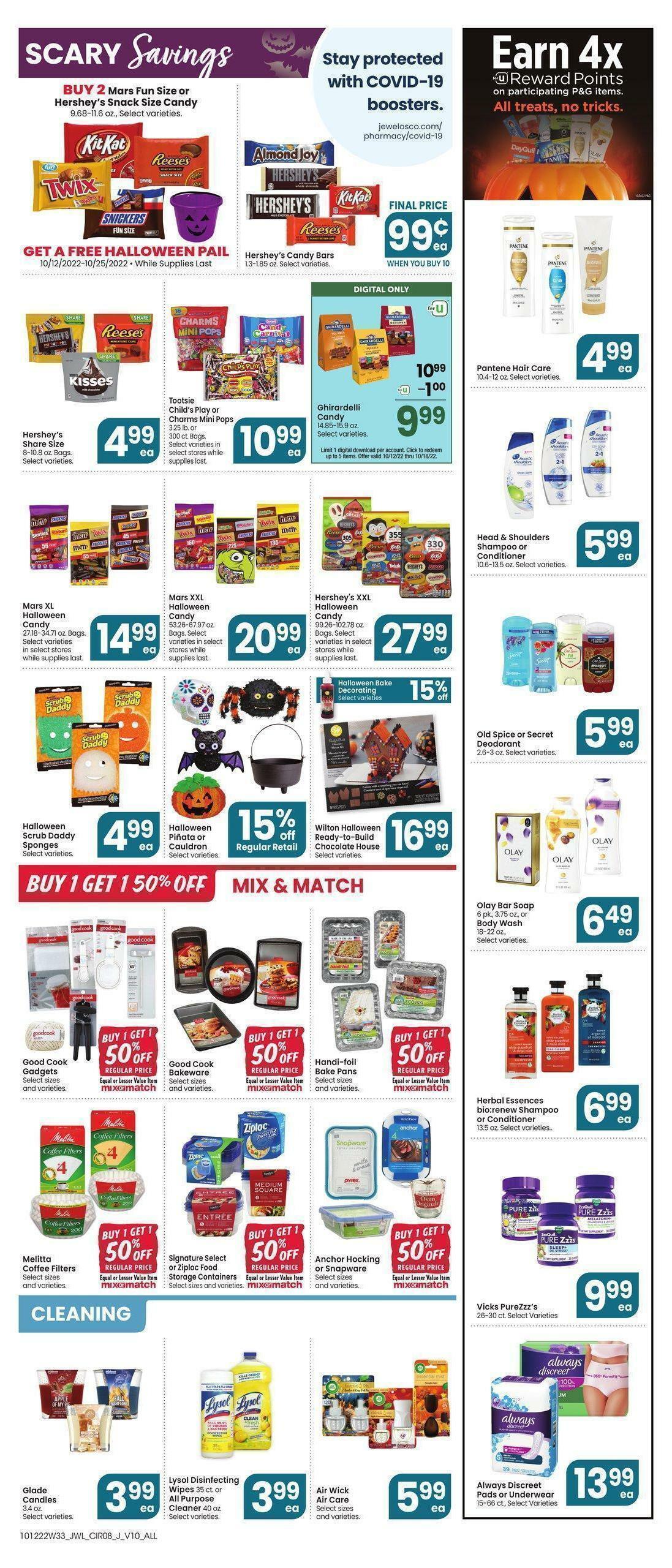 Jewel Osco Weekly Ad from October 12