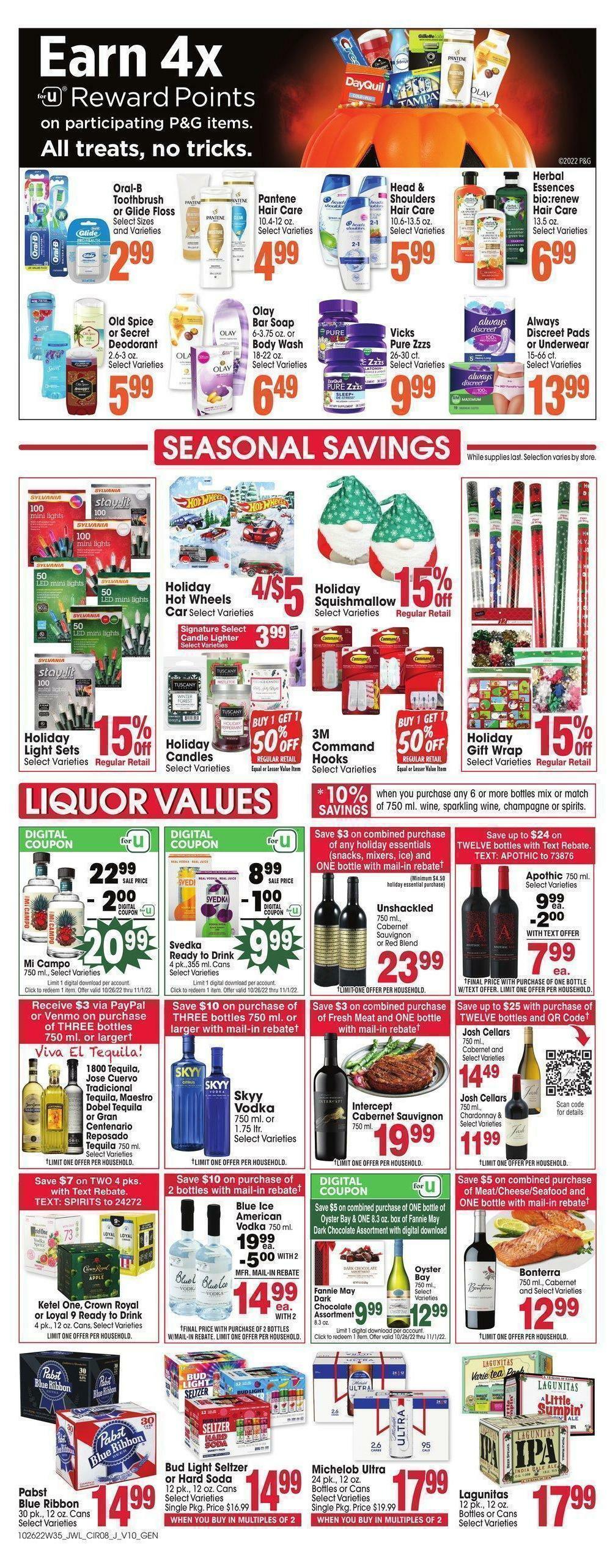 Jewel Osco Weekly Ad from October 26