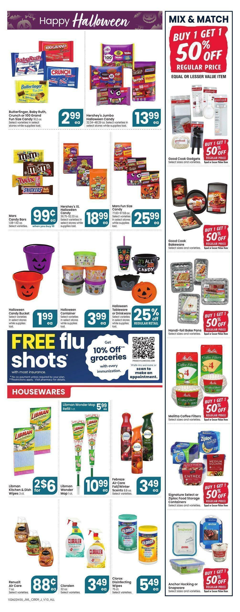 Jewel Osco Weekly Ad from October 26