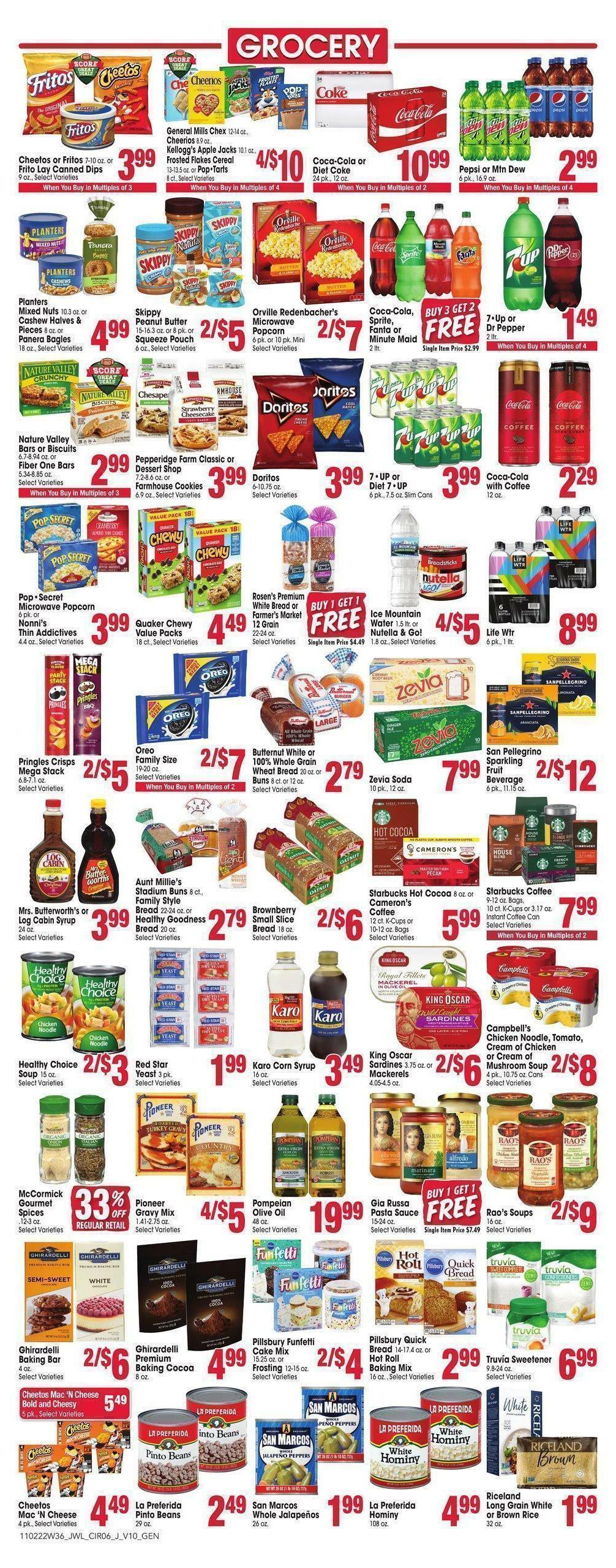 Jewel Osco Weekly Ad from November 2