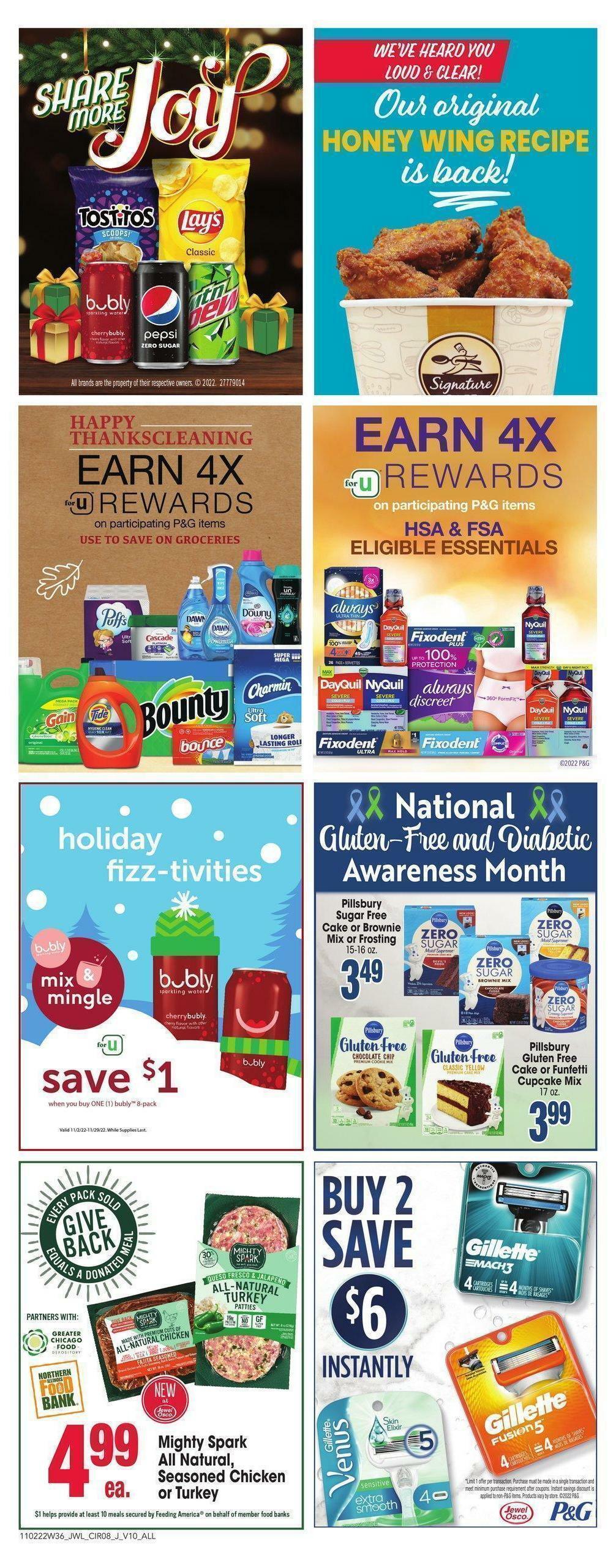 Jewel Osco Weekly Ad from November 2